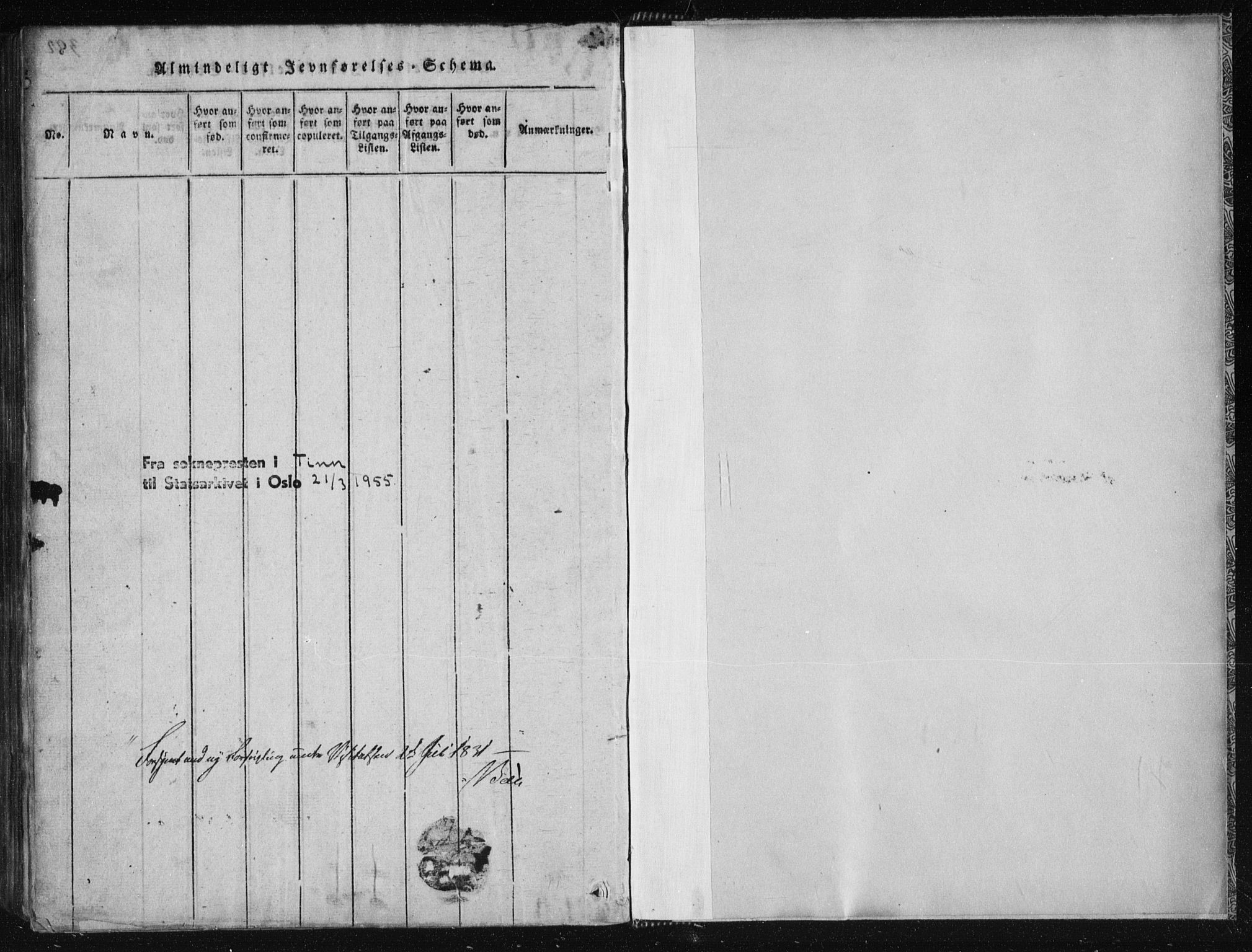 Tinn kirkebøker, AV/SAKO-A-308/F/Fa/L0004: Parish register (official) no. I 4, 1815-1843