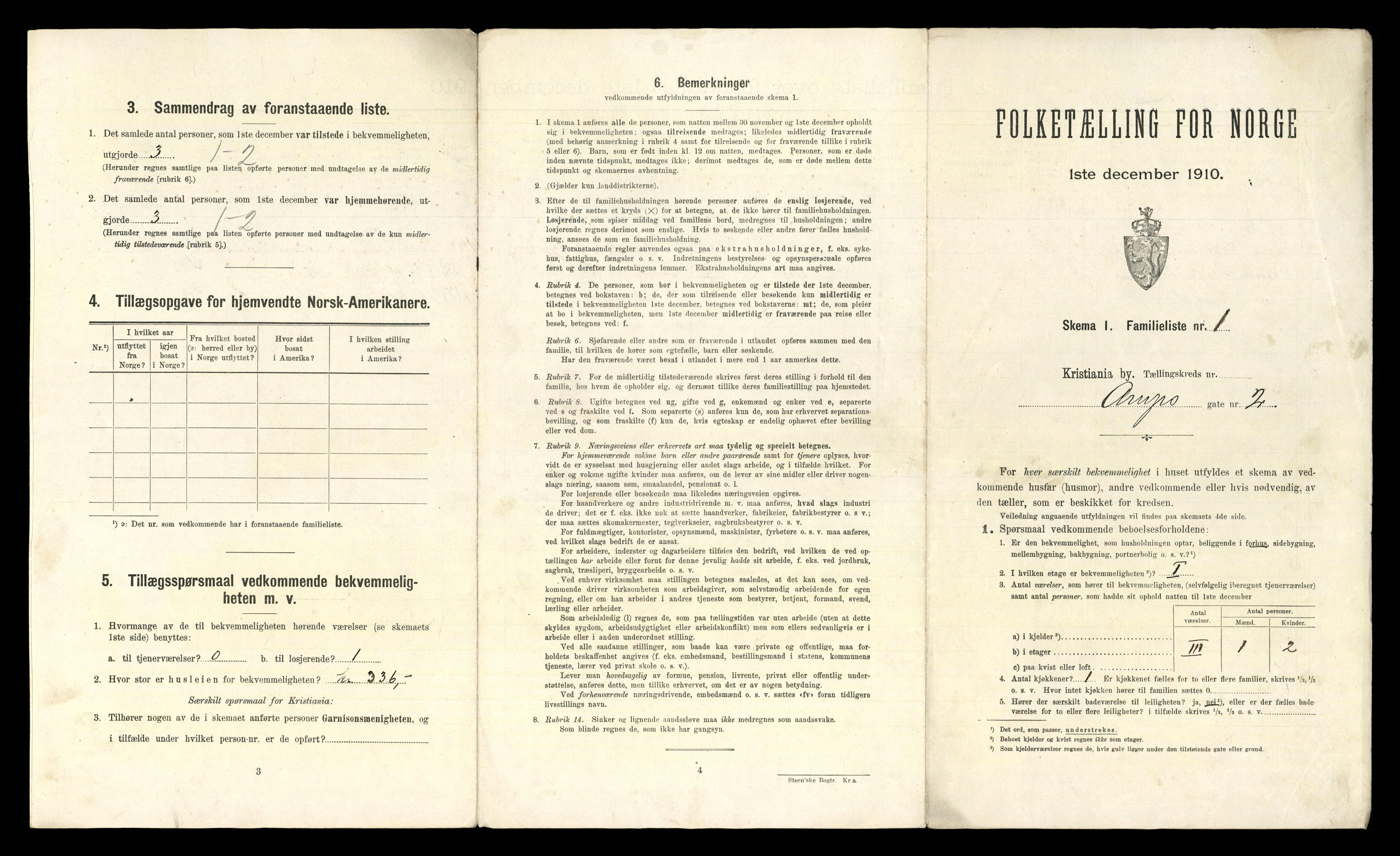 RA, 1910 census for Kristiania, 1910, p. 3201