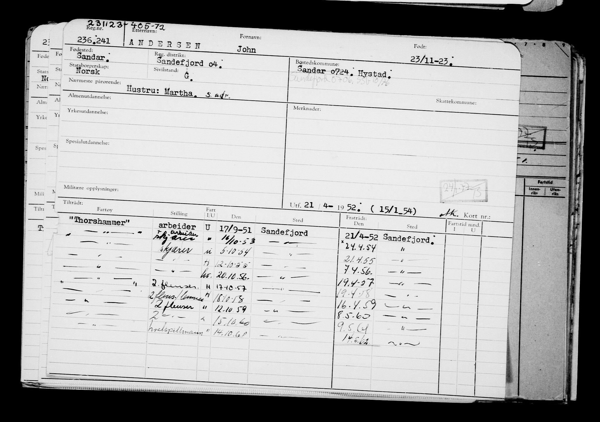 Direktoratet for sjømenn, AV/RA-S-3545/G/Gb/L0225: Hovedkort, 1923, p. 188