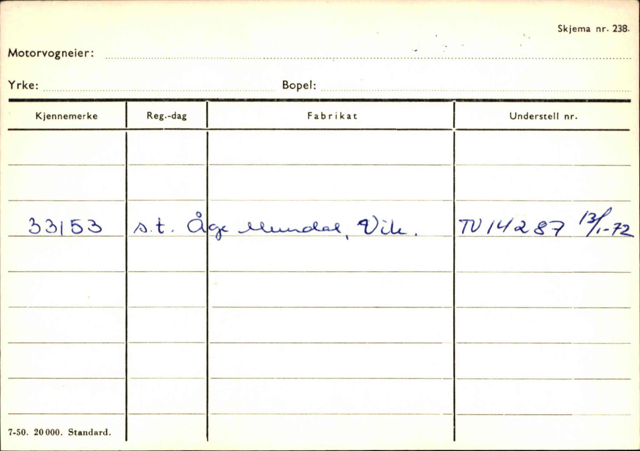 Statens vegvesen, Sogn og Fjordane vegkontor, AV/SAB-A-5301/4/F/L0132: Eigarregister Askvoll A-Å. Balestrand A-Å, 1945-1975, p. 2101