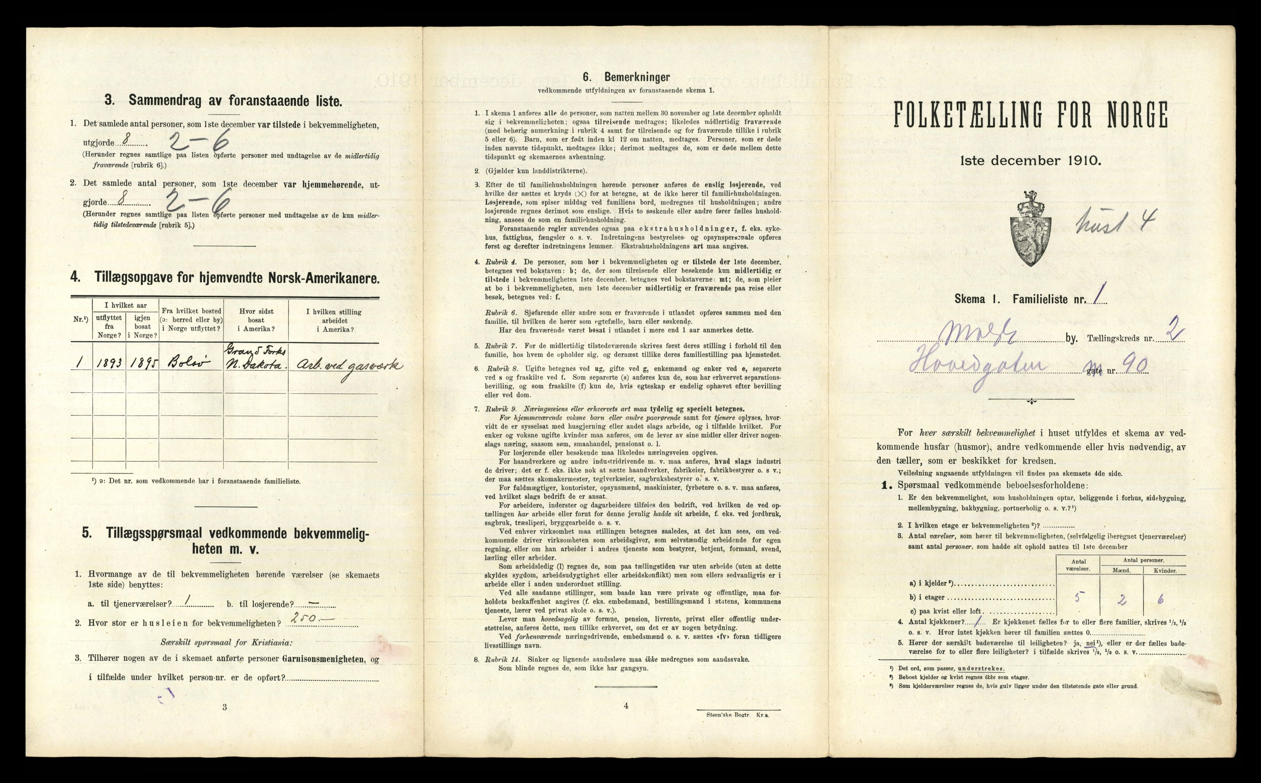 RA, 1910 census for Molde, 1910, p. 747