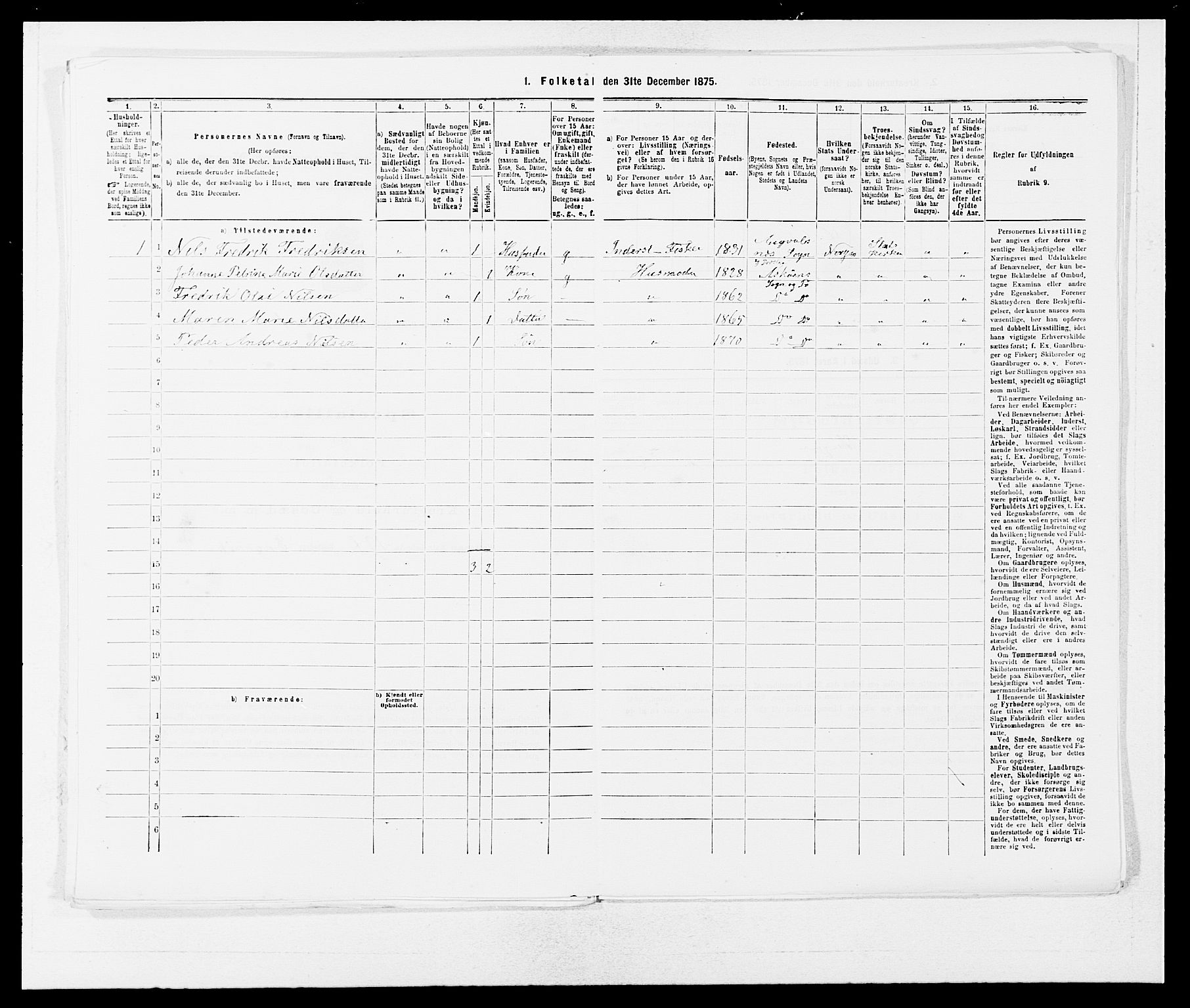 SAB, 1875 census for 1247P Askøy, 1875, p. 56