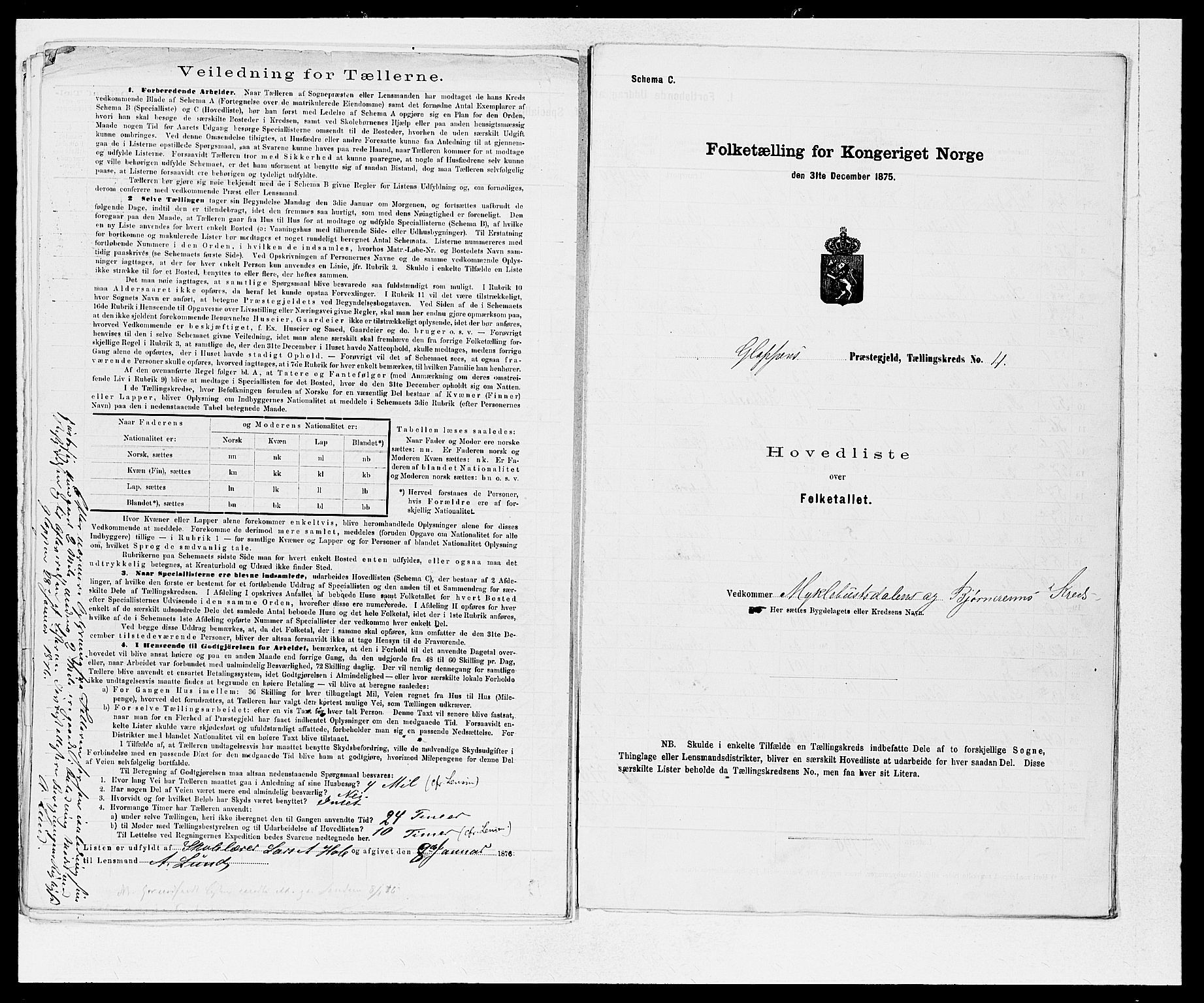 SAB, 1875 Census for 1445P Gloppen, 1875, p. 24