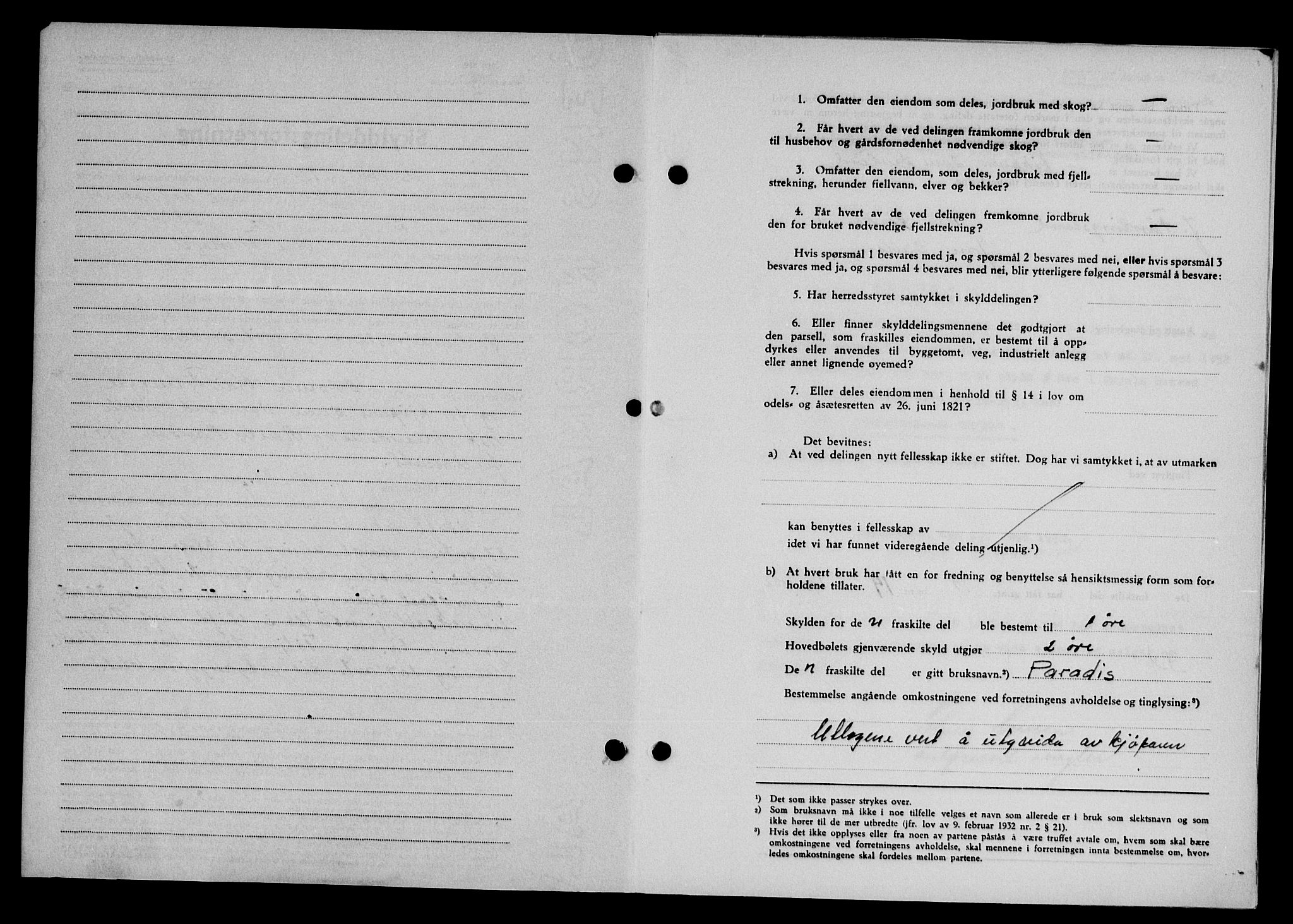 Karmsund sorenskriveri, SAST/A-100311/01/II/IIB/L0105: Mortgage book no. 85A, 1952-1952, Diary no: : 1193/1952