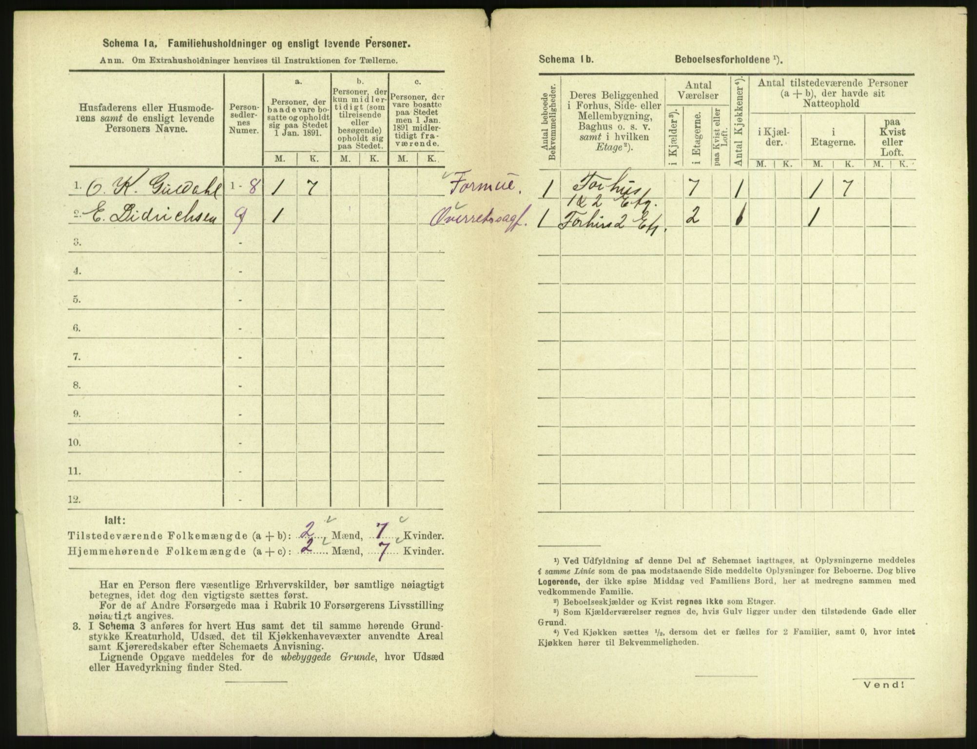 RA, 1891 census for 1004 Flekkefjord, 1891, p. 99