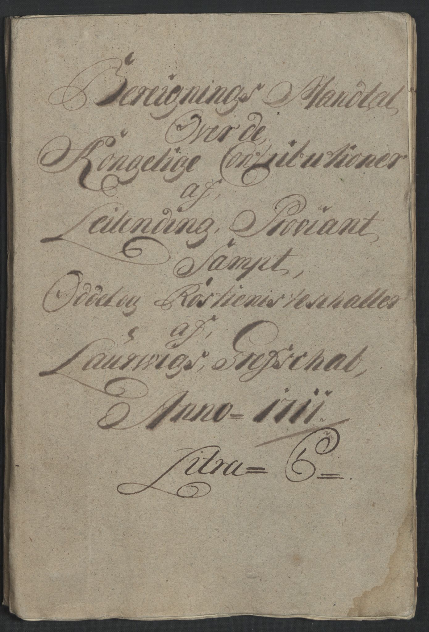 Rentekammeret inntil 1814, Reviderte regnskaper, Fogderegnskap, AV/RA-EA-4092/R33/L1983: Fogderegnskap Larvik grevskap, 1711, p. 48