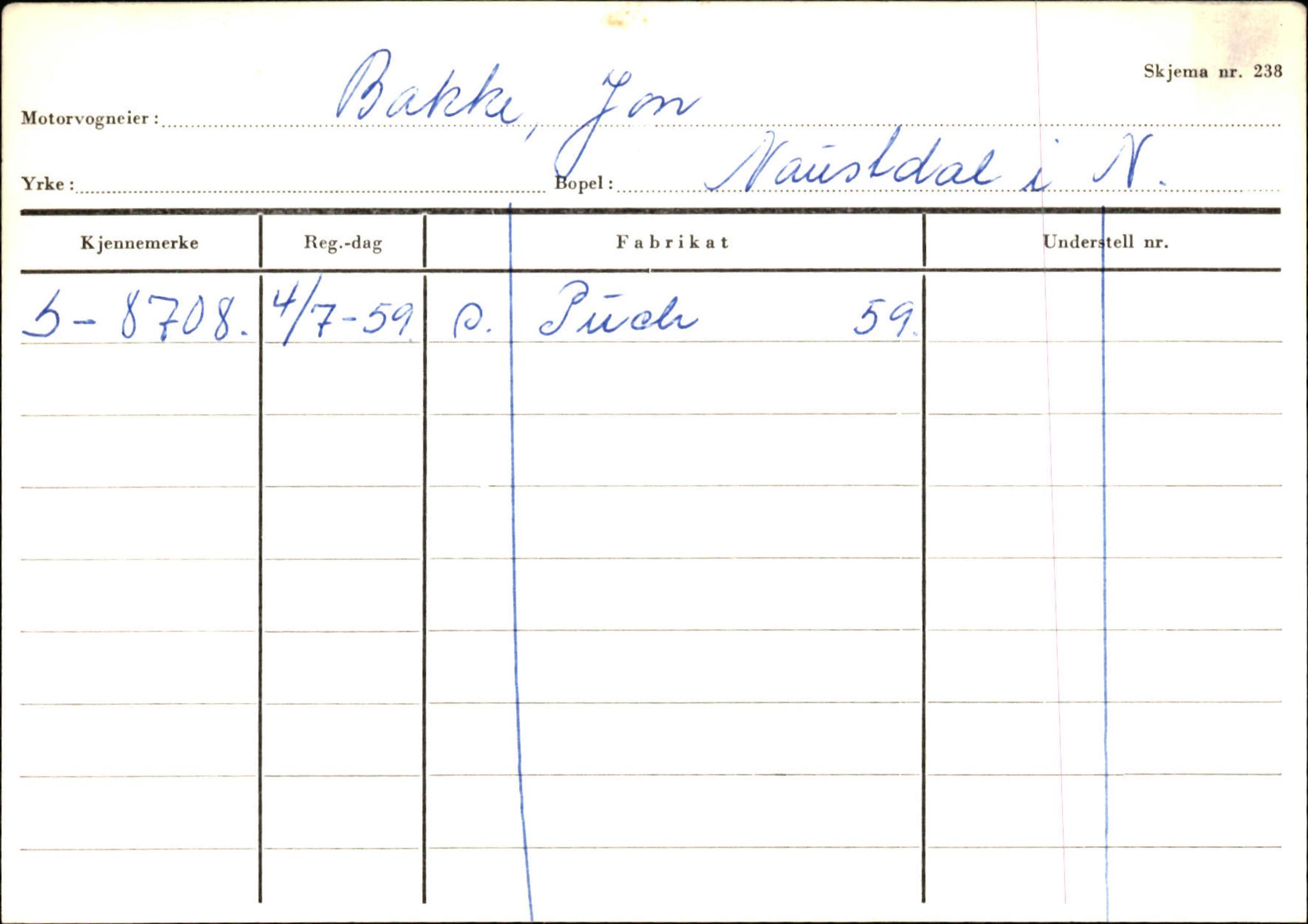 Statens vegvesen, Sogn og Fjordane vegkontor, AV/SAB-A-5301/4/F/L0129: Eigarregistrer Eid A-S, 1945-1975, p. 69