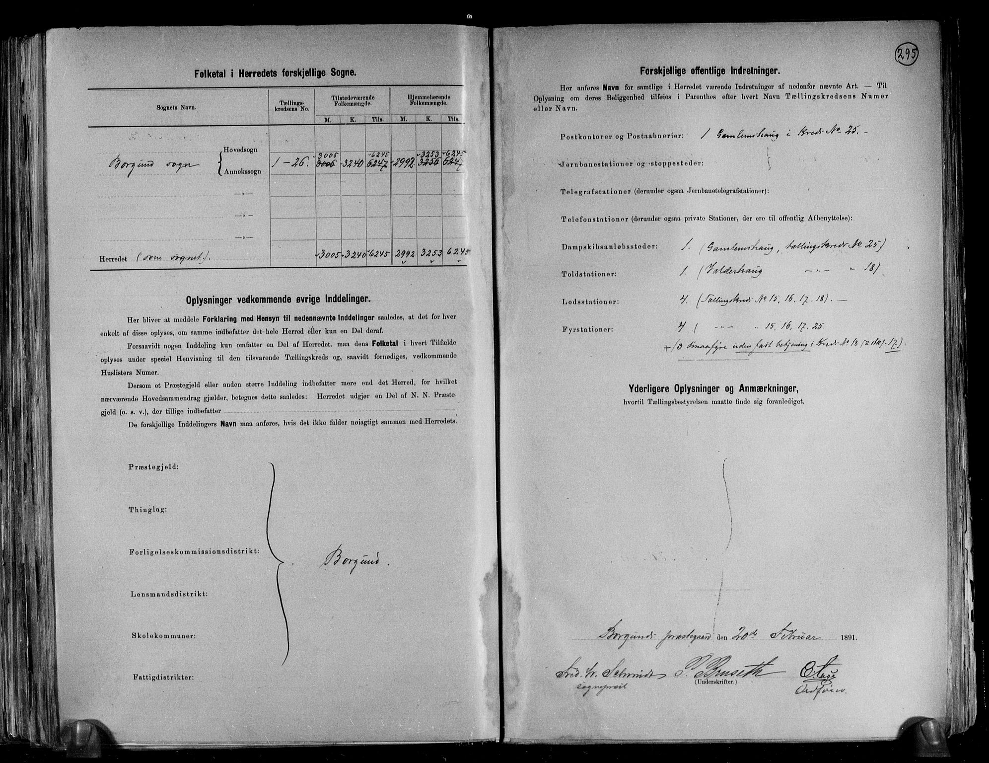 RA, 1891 census for 1531 Borgund, 1891, p. 5