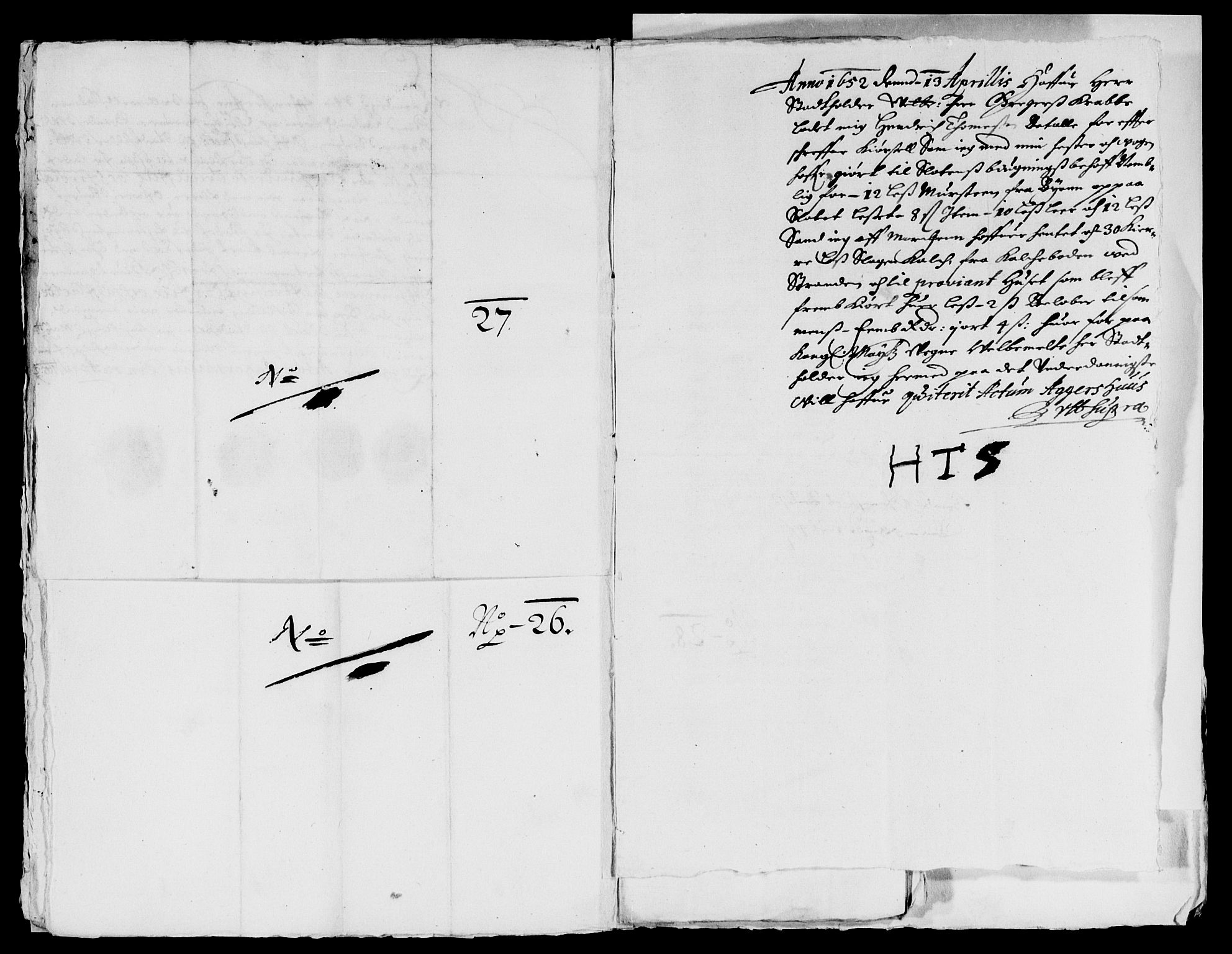 Rentekammeret inntil 1814, Reviderte regnskaper, Lensregnskaper, AV/RA-EA-5023/R/Rb/Rba/L0206: Akershus len, 1651-1652
