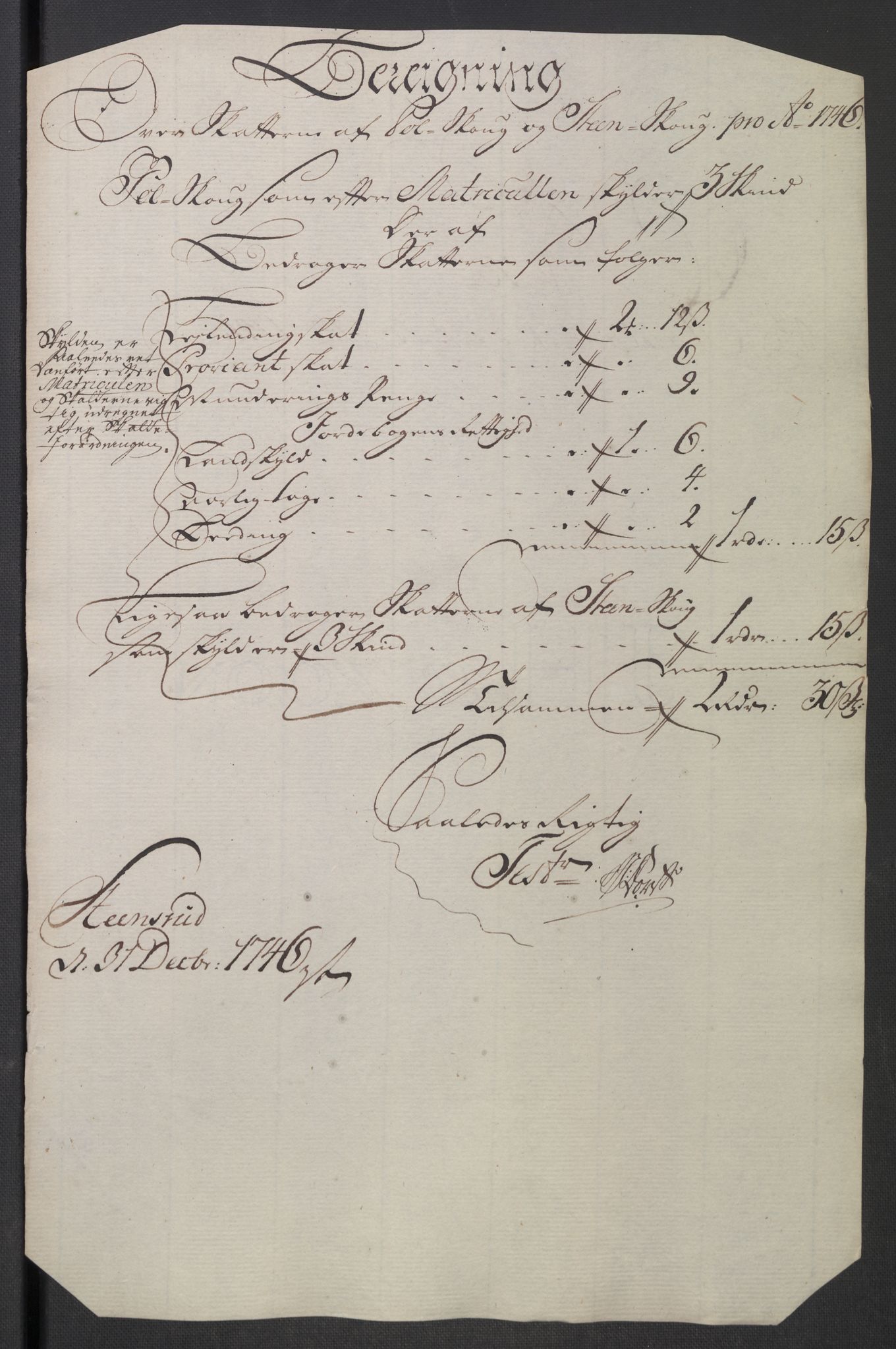 Rentekammeret inntil 1814, Reviderte regnskaper, Fogderegnskap, AV/RA-EA-4092/R18/L1345: Fogderegnskap Hadeland, Toten og Valdres, 1745-1746, p. 554