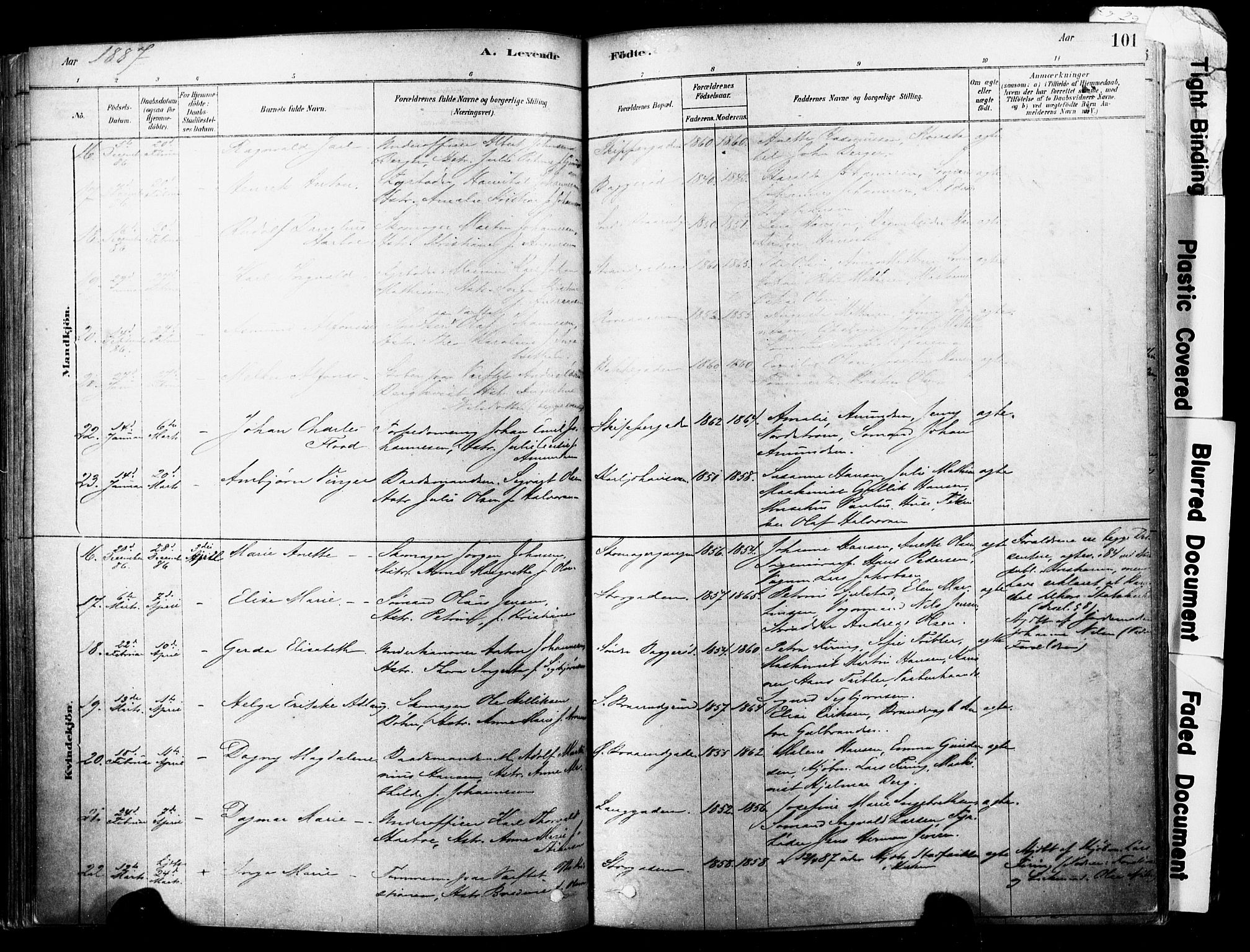 Horten kirkebøker, AV/SAKO-A-348/F/Fa/L0003: Parish register (official) no. 3, 1878-1887, p. 101