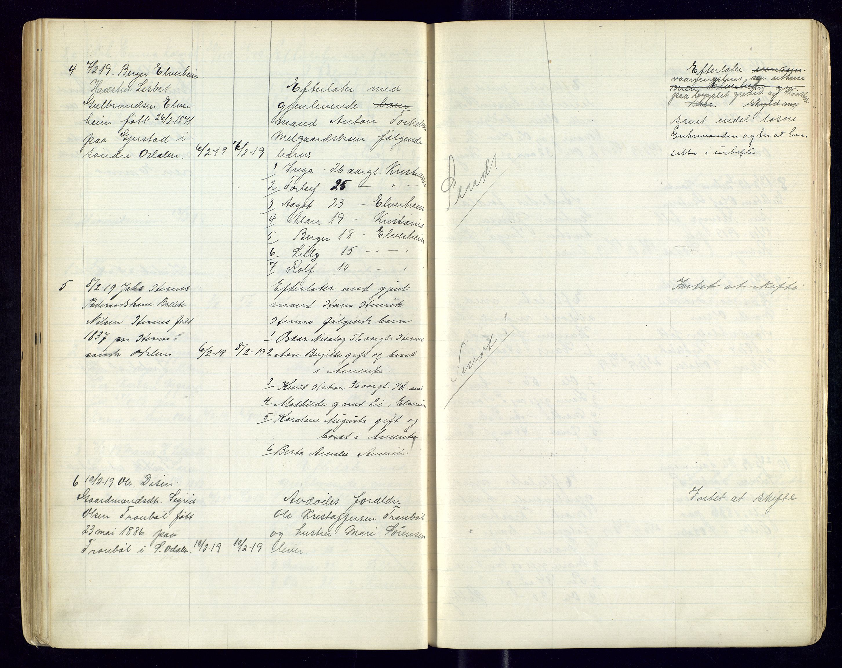 Sør-Odal lensmannskontor, AV/SAH-LHS-022/H/Hb/L0002/0002: Protokoller over anmeldte dødsfall / Protokoll over anmeldte dødsfall, 1915-1921