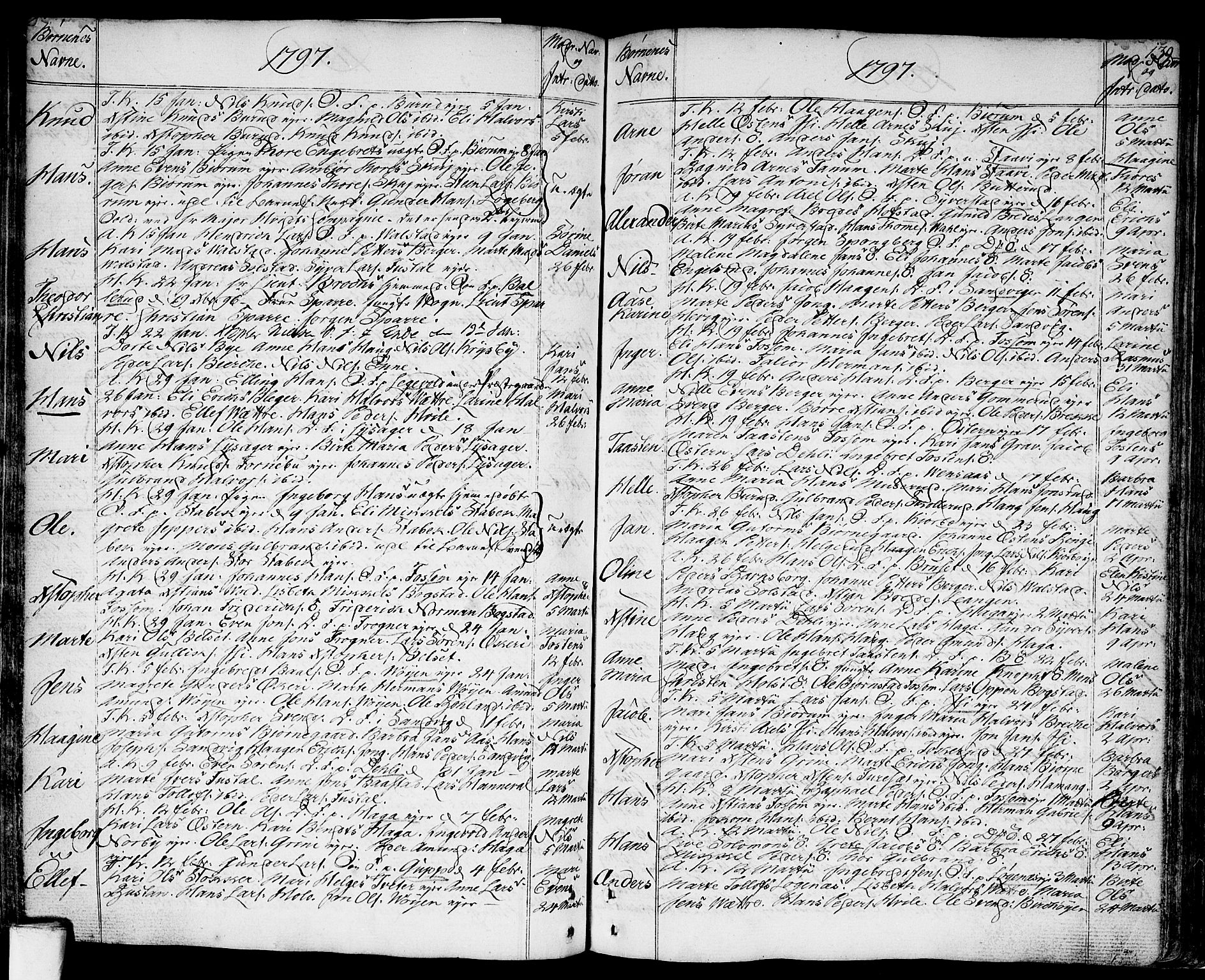 Asker prestekontor Kirkebøker, SAO/A-10256a/F/Fa/L0003: Parish register (official) no. I 3, 1767-1807, p. 139