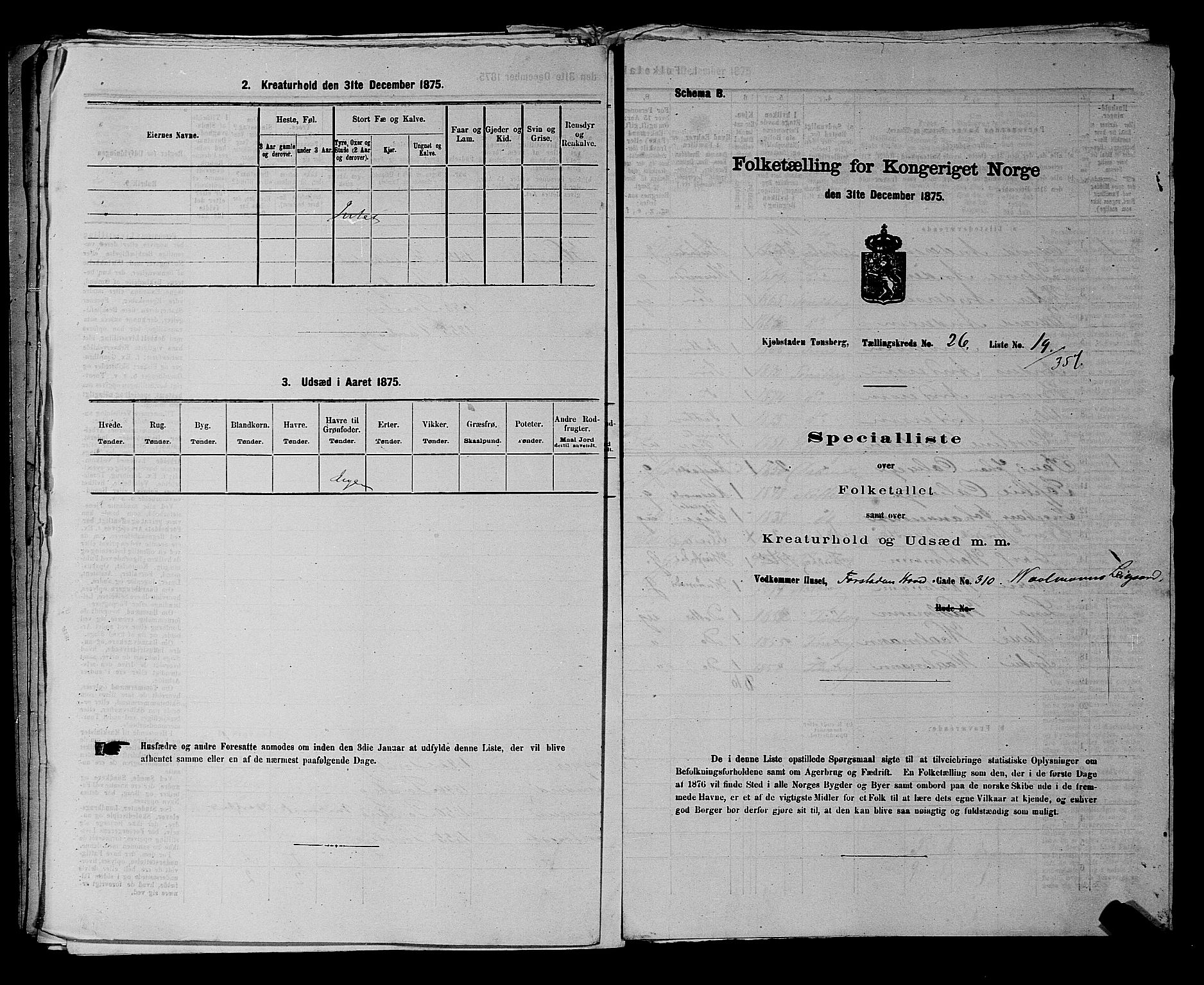 SAKO, 1875 census for 0705P Tønsberg, 1875, p. 859