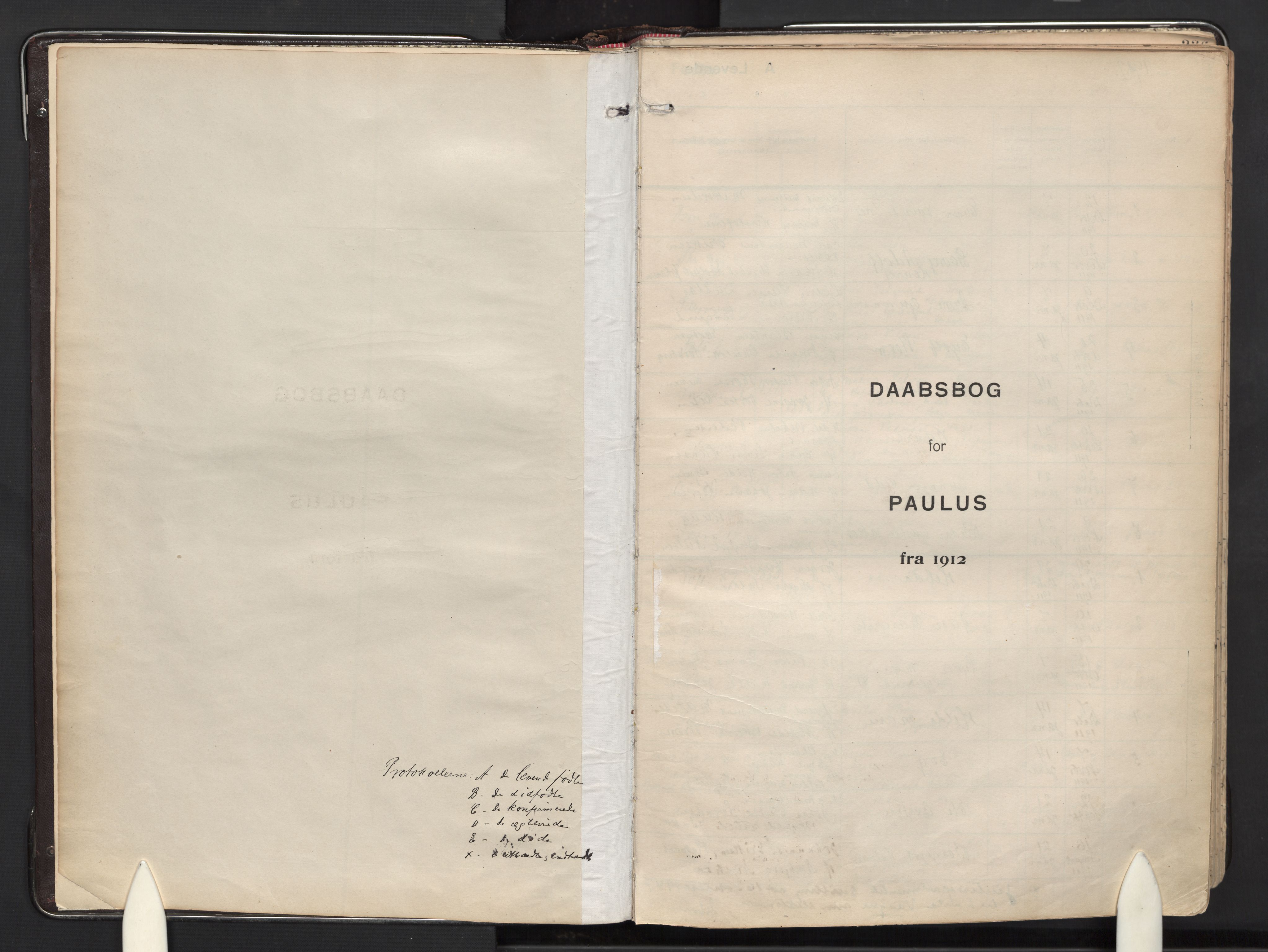 Paulus prestekontor Kirkebøker, SAO/A-10871/F/Fa/L0021: Parish register (official) no. 21, 1912-1922