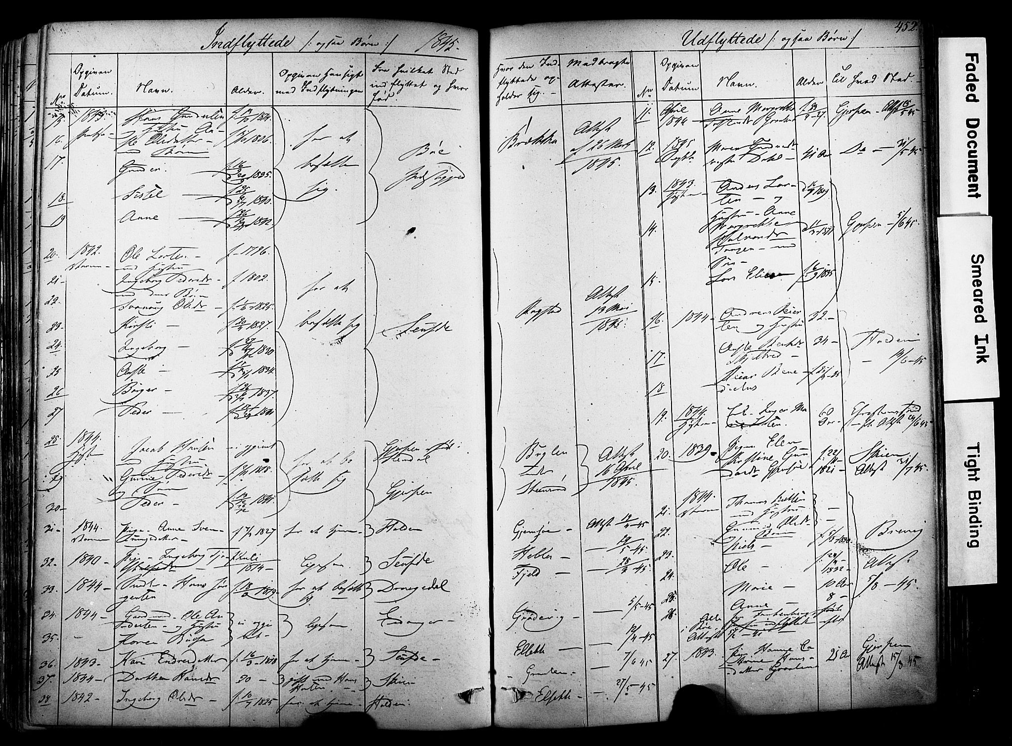 Solum kirkebøker, SAKO/A-306/F/Fa/L0006: Parish register (official) no. I 6, 1844-1855, p. 452