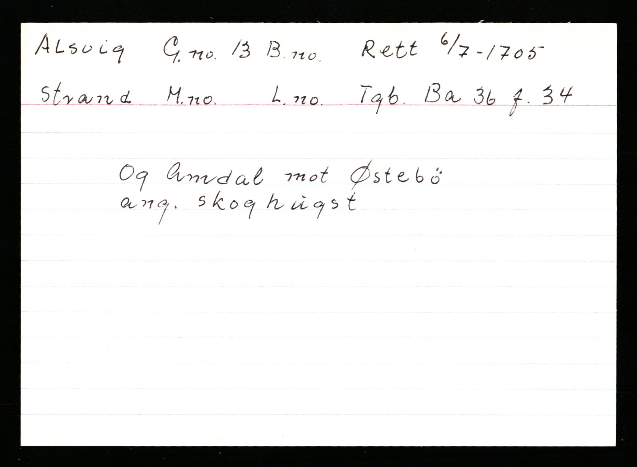 Statsarkivet i Stavanger, AV/SAST-A-101971/03/Y/Ym/L0001: Åstedskort sortert etter gårdsnavn: Abeland - Arnøen store, 1600-1950, p. 246