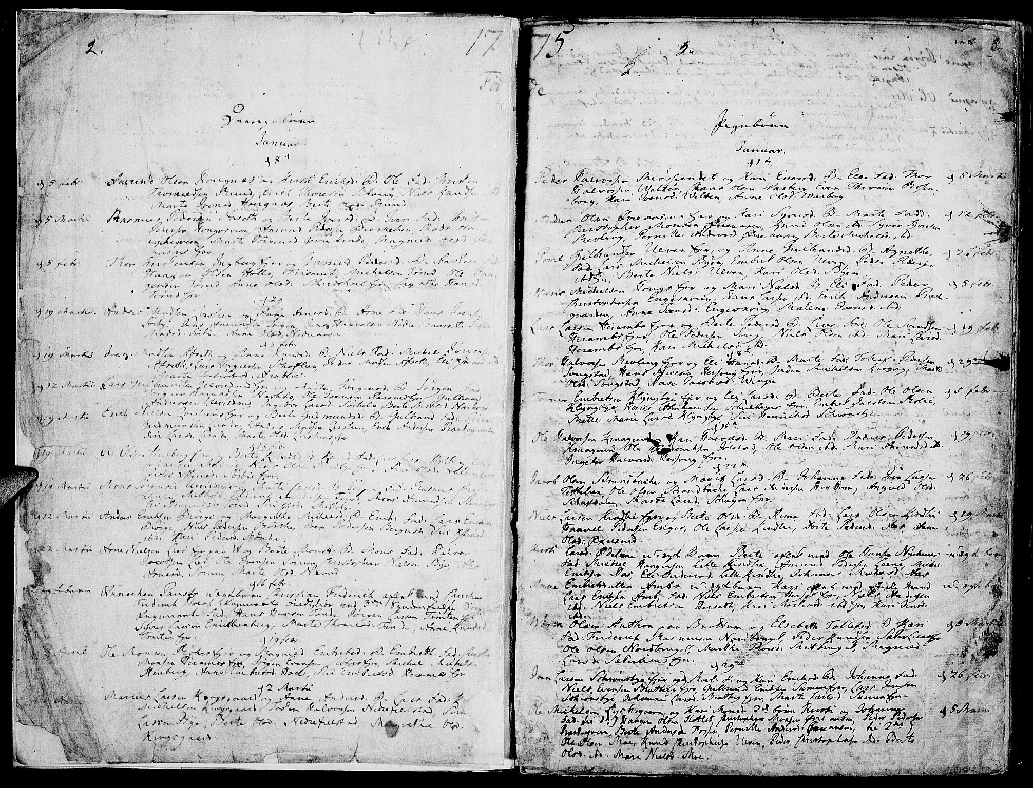 Ringsaker prestekontor, SAH/PREST-014/K/Ka/L0003: Parish register (official) no. 3, 1775-1798, p. 2-3