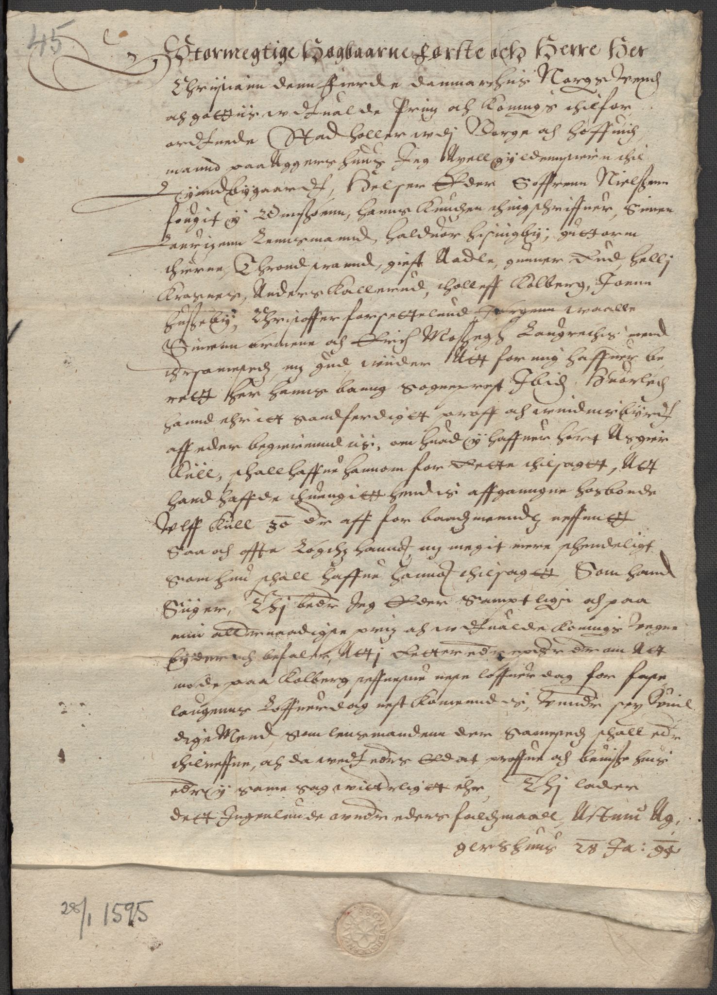 Riksarkivets diplomsamling, AV/RA-EA-5965/F15/L0003: Prestearkiv - Østfold, 1594-1700, p. 103