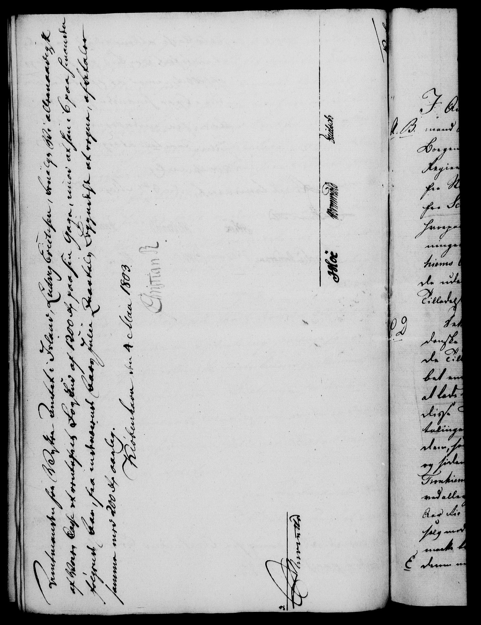 Rentekammeret, Kammerkanselliet, RA/EA-3111/G/Gf/Gfa/L0085: Norsk relasjons- og resolusjonsprotokoll (merket RK 52.85), 1803, p. 438