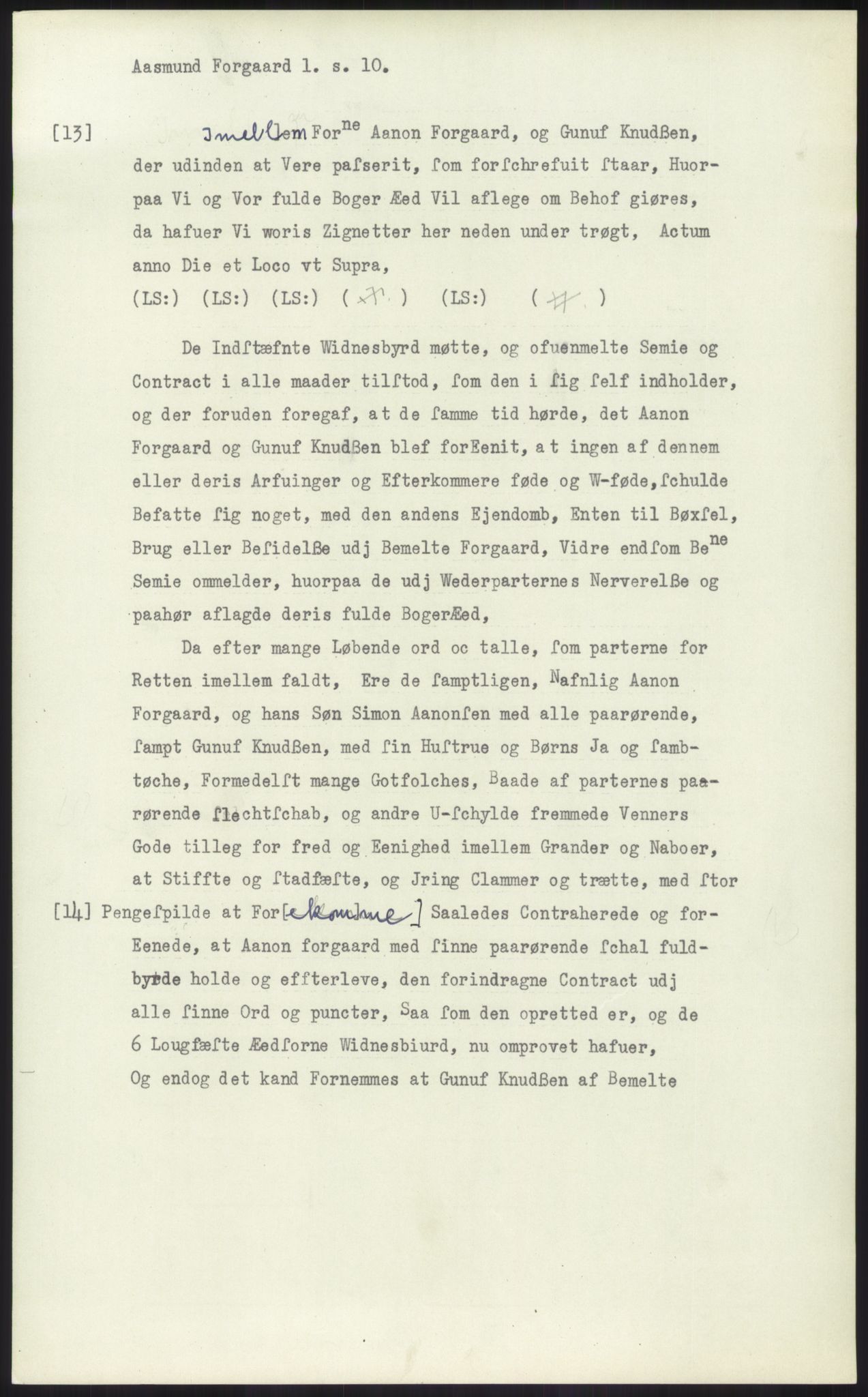 Samlinger til kildeutgivelse, Diplomavskriftsamlingen, AV/RA-EA-4053/H/Ha, p. 1163