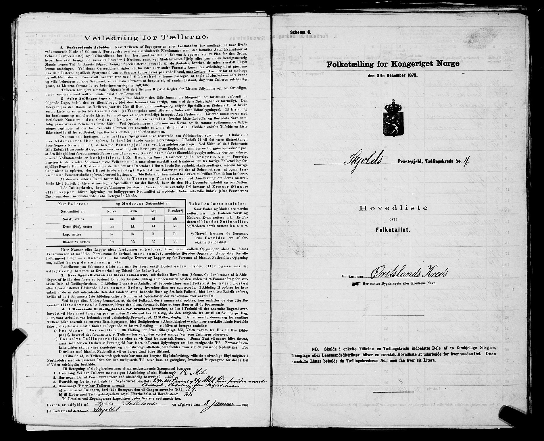 SAST, 1875 census for 1154P Skjold, 1875, p. 10