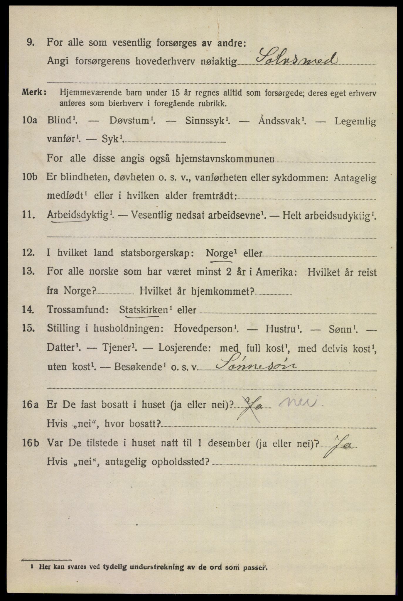 SAKO, 1920 census for Norderhov, 1920, p. 24815