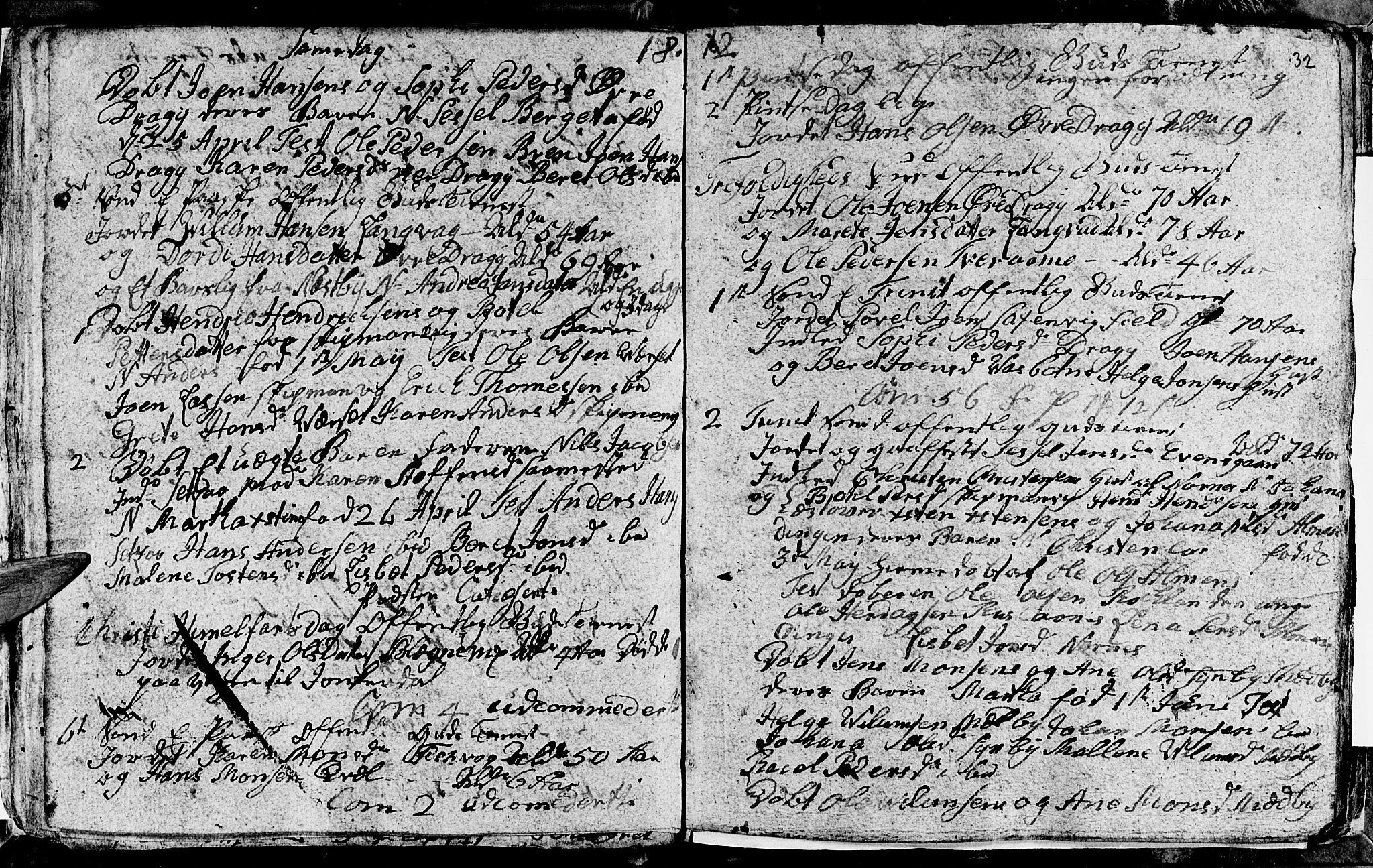 Ministerialprotokoller, klokkerbøker og fødselsregistre - Nordland, AV/SAT-A-1459/847/L0675: Parish register (copy) no. 847C03, 1808-1820, p. 32