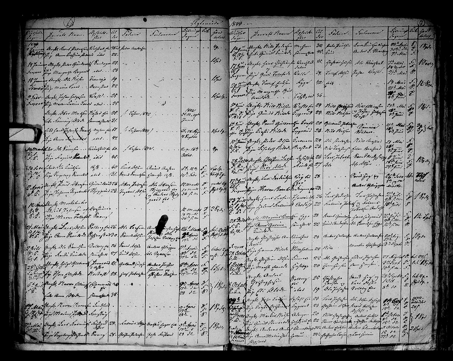 Lier kirkebøker, AV/SAKO-A-230/G/Ga/L0002: Parish register (copy) no. I 2, 1841-1862, p. 17