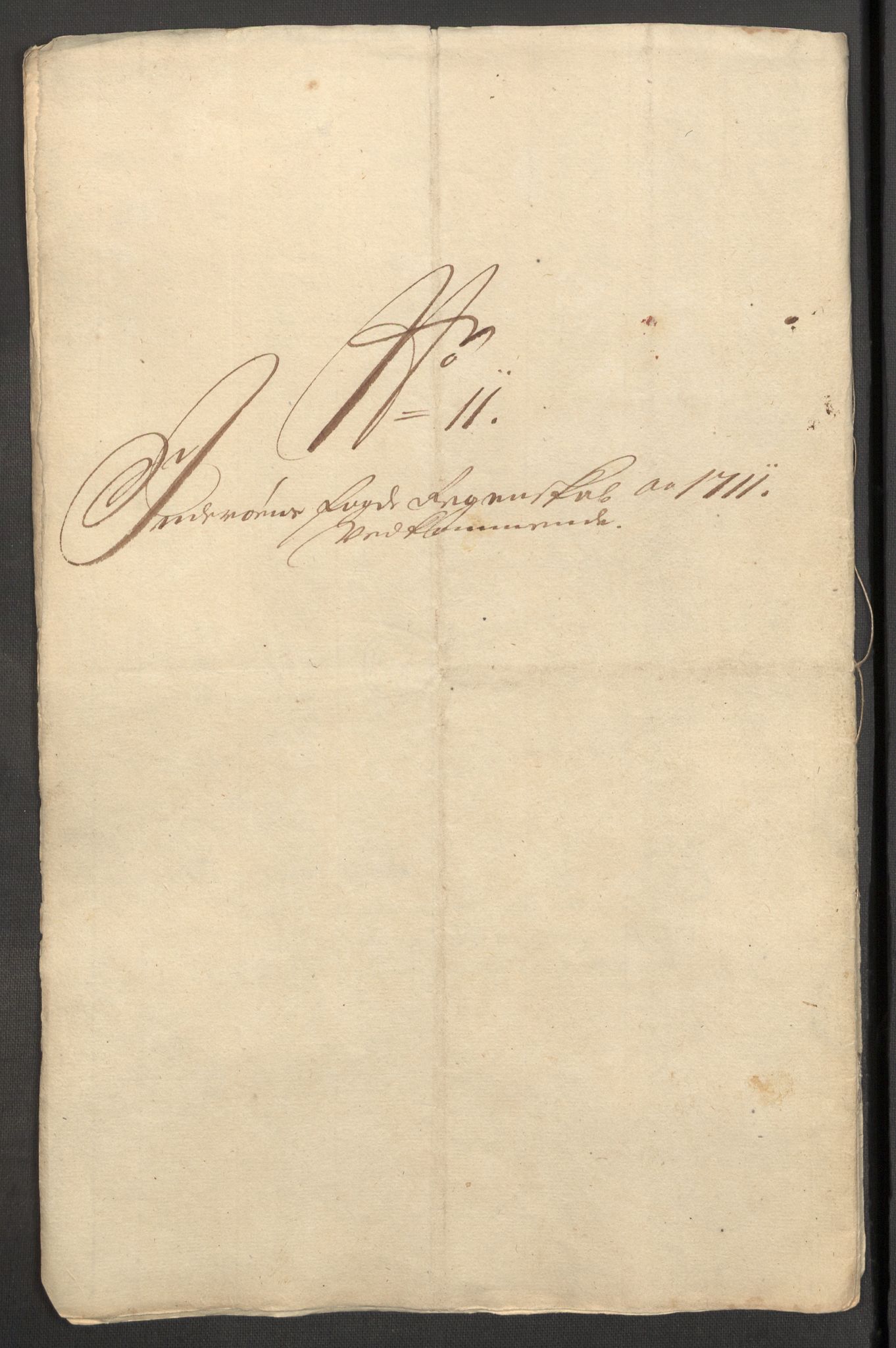 Rentekammeret inntil 1814, Reviderte regnskaper, Fogderegnskap, RA/EA-4092/R63/L4319: Fogderegnskap Inderøy, 1711, p. 247