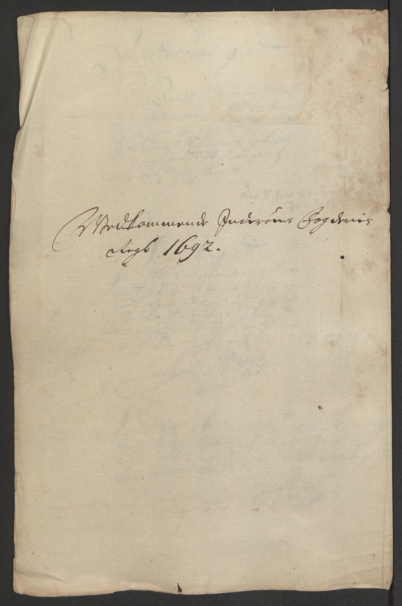 Rentekammeret inntil 1814, Reviderte regnskaper, Fogderegnskap, RA/EA-4092/R63/L4308: Fogderegnskap Inderøy, 1692-1694, p. 73