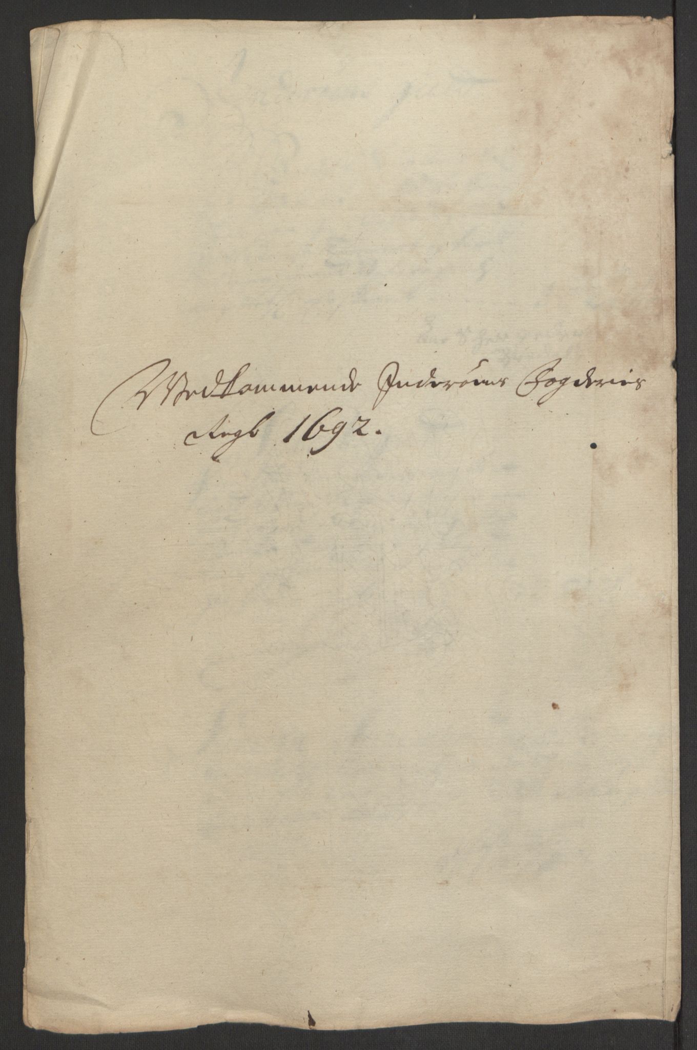 Rentekammeret inntil 1814, Reviderte regnskaper, Fogderegnskap, AV/RA-EA-4092/R63/L4308: Fogderegnskap Inderøy, 1692-1694, p. 73