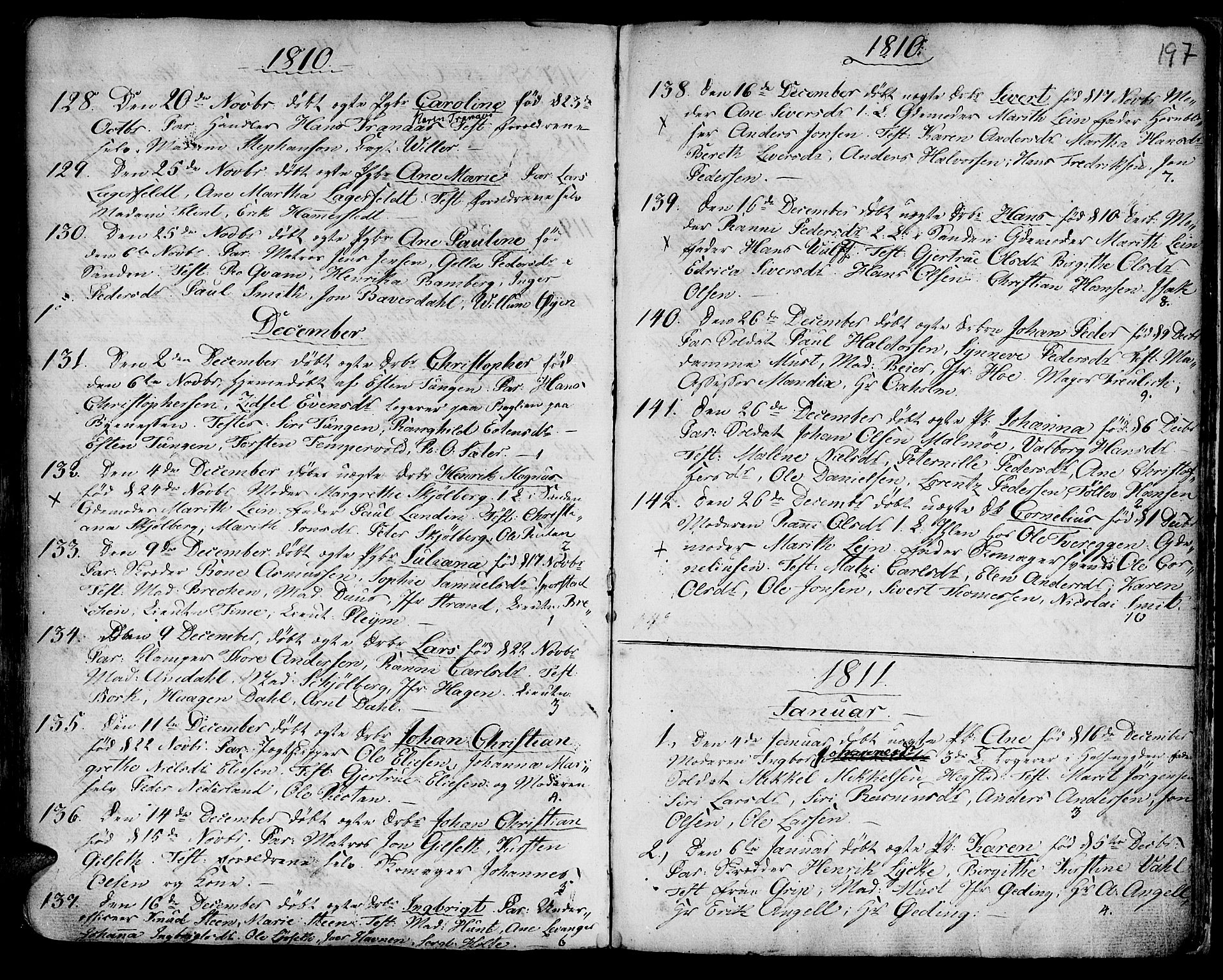Ministerialprotokoller, klokkerbøker og fødselsregistre - Sør-Trøndelag, SAT/A-1456/601/L0039: Parish register (official) no. 601A07, 1770-1819, p. 197