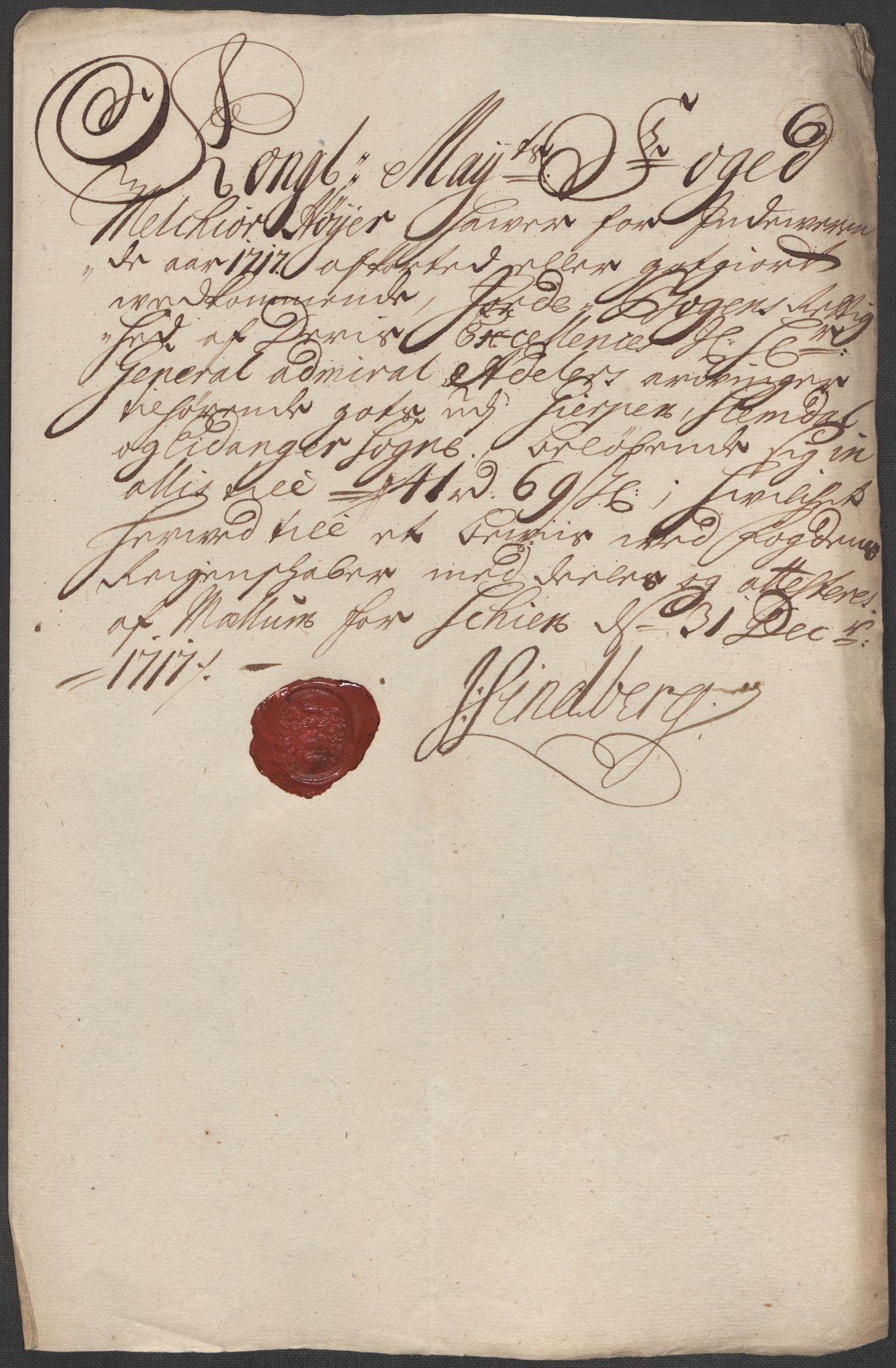 Rentekammeret inntil 1814, Reviderte regnskaper, Fogderegnskap, AV/RA-EA-4092/R36/L2129: Fogderegnskap Øvre og Nedre Telemark og Bamble, 1717, p. 396