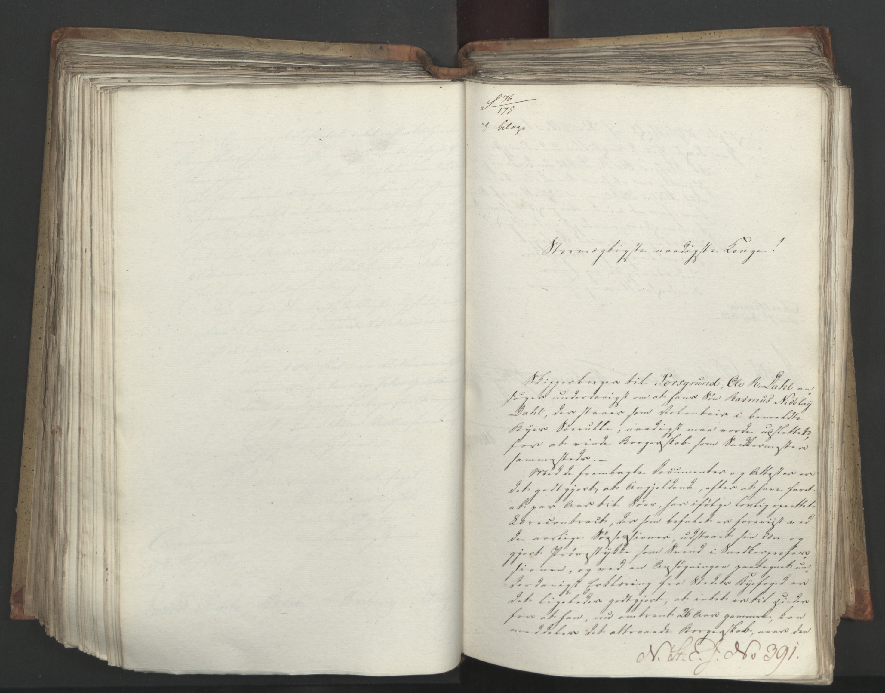 Statsrådsavdelingen i Stockholm, AV/RA-S-1003/D/Da/L0034: Regjeringsinnstillinger nr. 275-540, 1823, p. 330