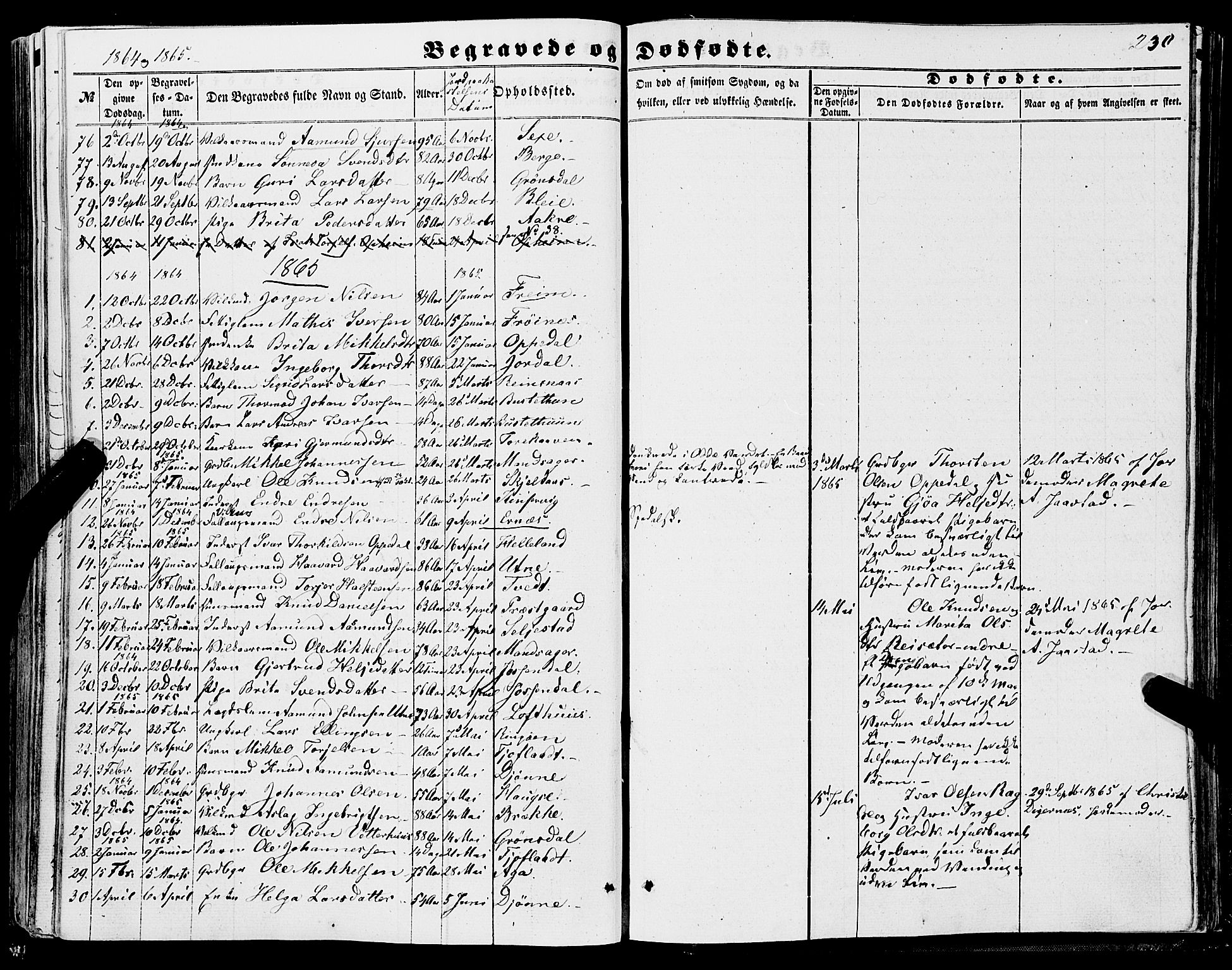 Ullensvang sokneprestembete, AV/SAB-A-78701/H/Haa: Parish register (official) no. A 11, 1854-1866, p. 230