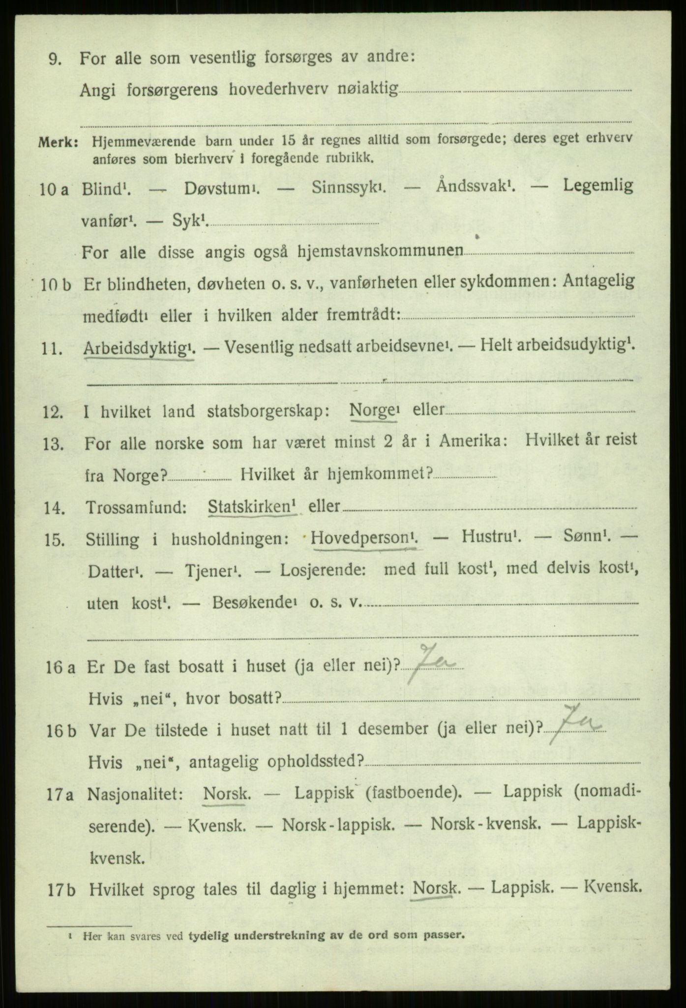 SATØ, 1920 census for Ibestad, 1920, p. 9790