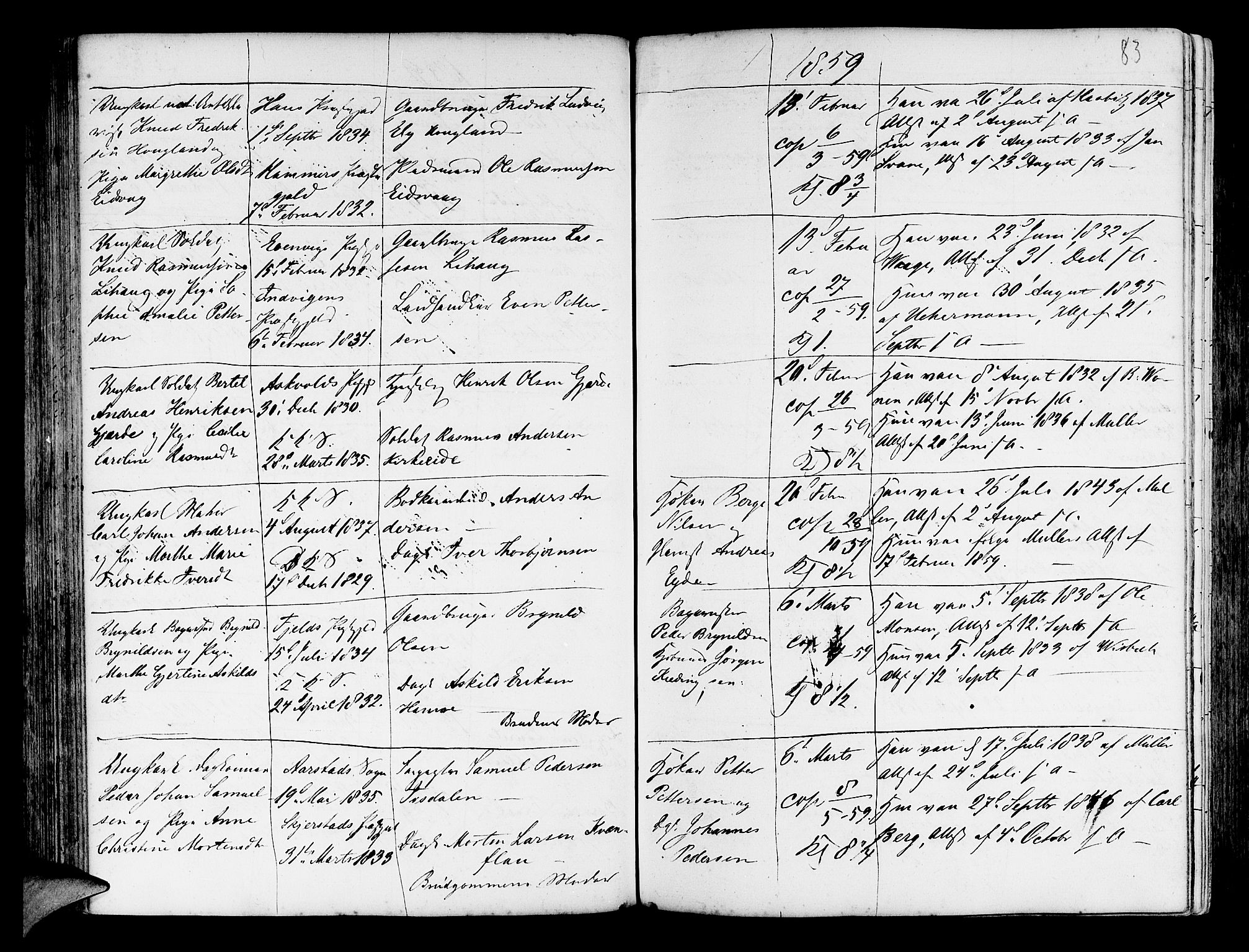 Korskirken sokneprestembete, AV/SAB-A-76101/H/Haa/L0009: Parish register (official) no. A 9, 1743-1861, p. 83