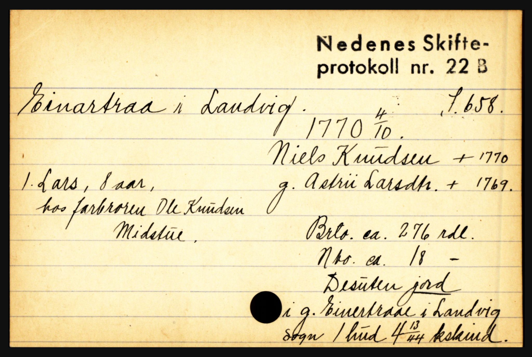 Nedenes sorenskriveri før 1824, AV/SAK-1221-0007/H, p. 5977