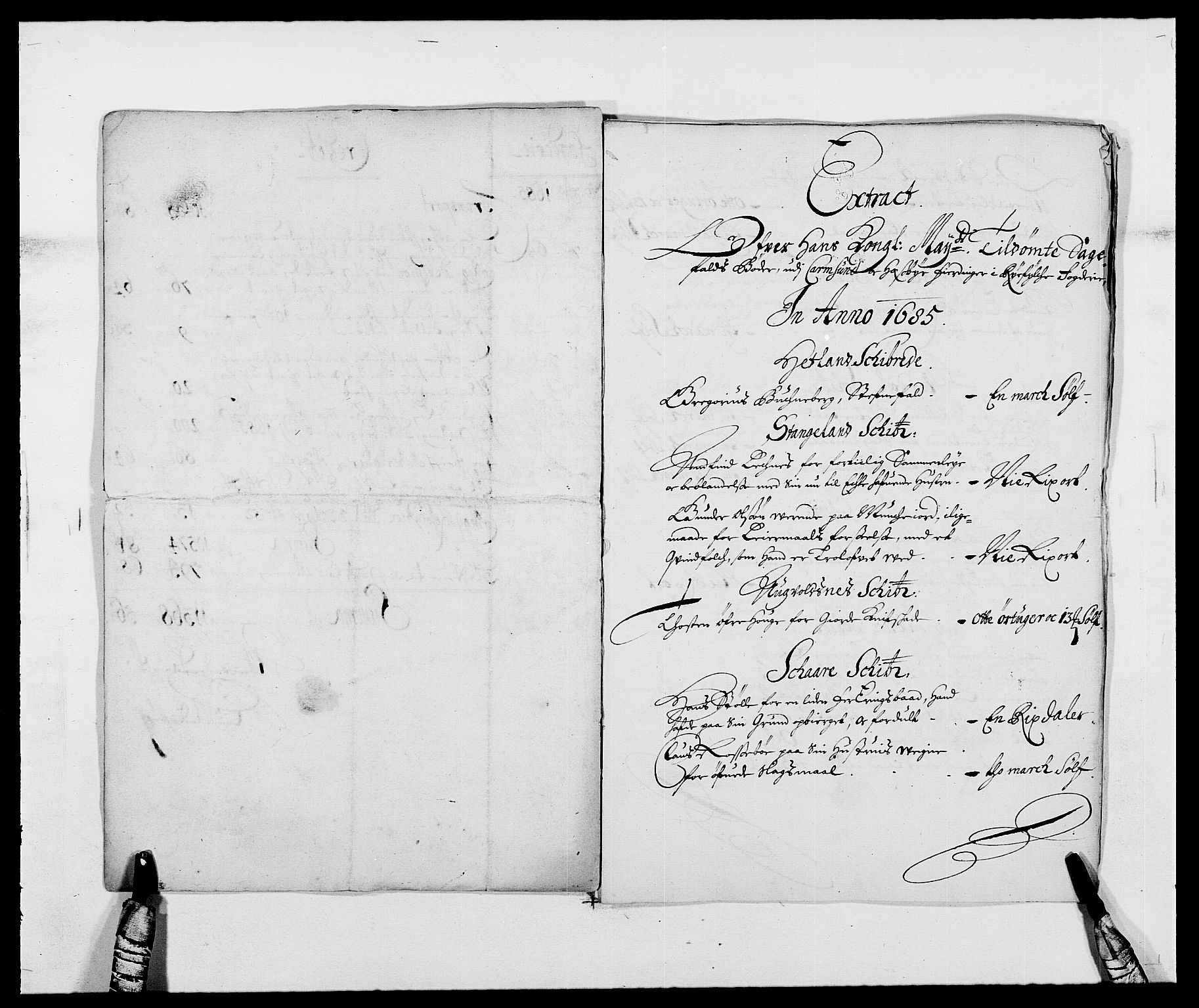 Rentekammeret inntil 1814, Reviderte regnskaper, Fogderegnskap, AV/RA-EA-4092/R47/L2855: Fogderegnskap Ryfylke, 1685-1688, p. 6