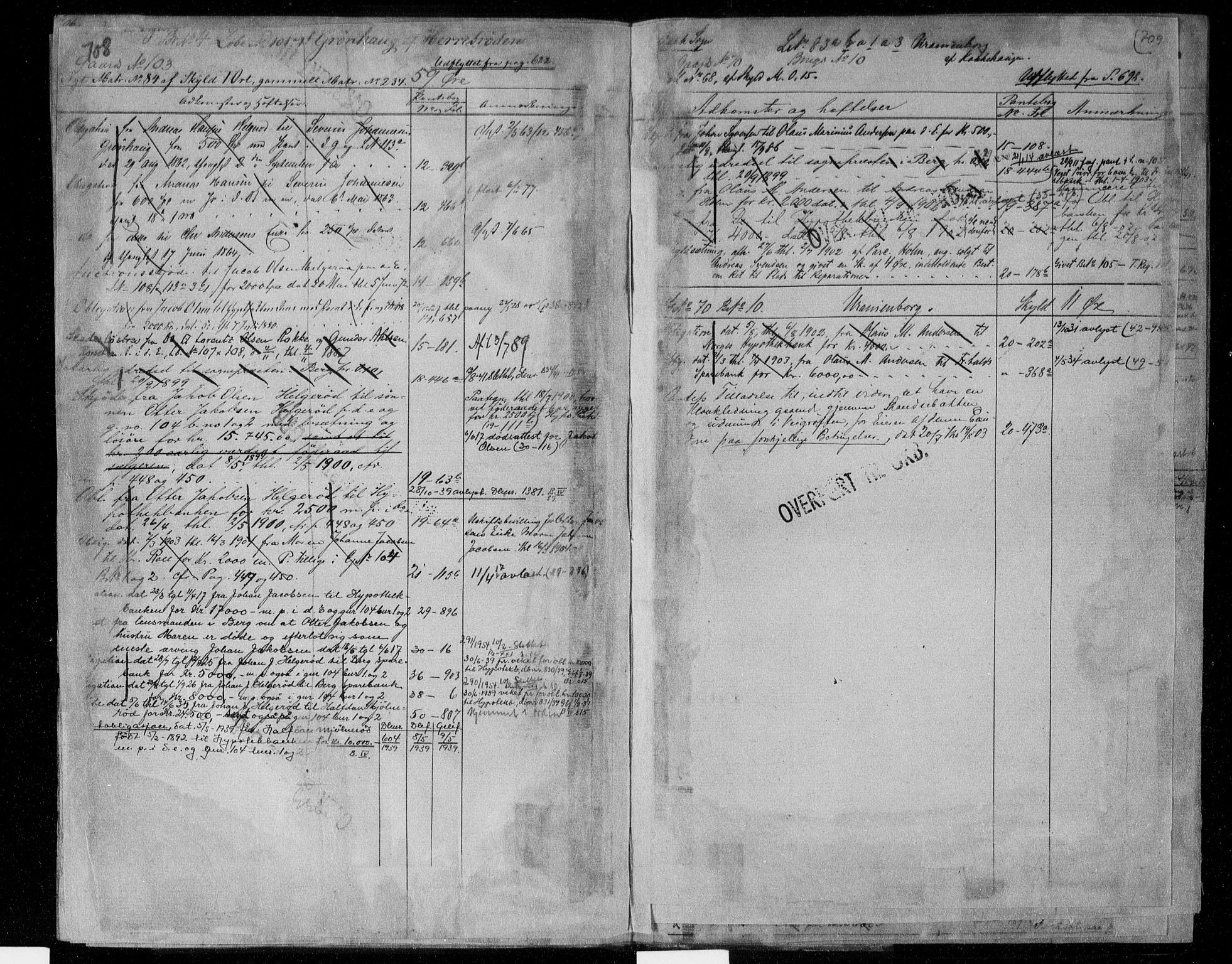 Idd og Marker sorenskriveri, AV/SAO-A-10283/G/Ga/Gac/L0004b: Mortgage register no. II 4b, 1848-1953, p. 708-709