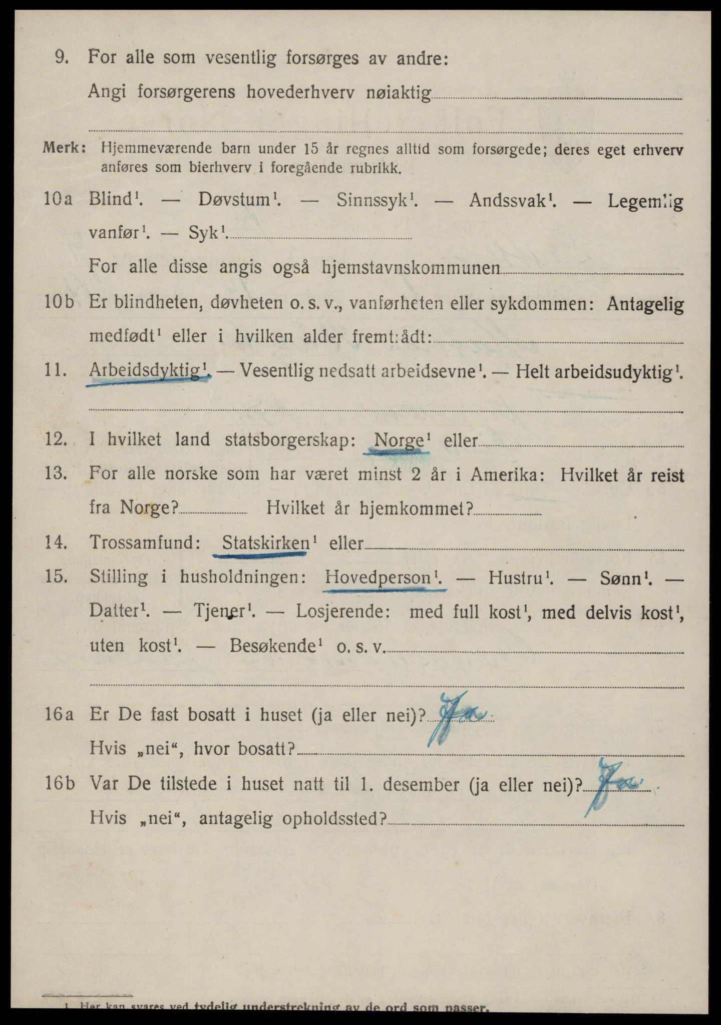 SAT, 1920 census for Grytten, 1920, p. 4837