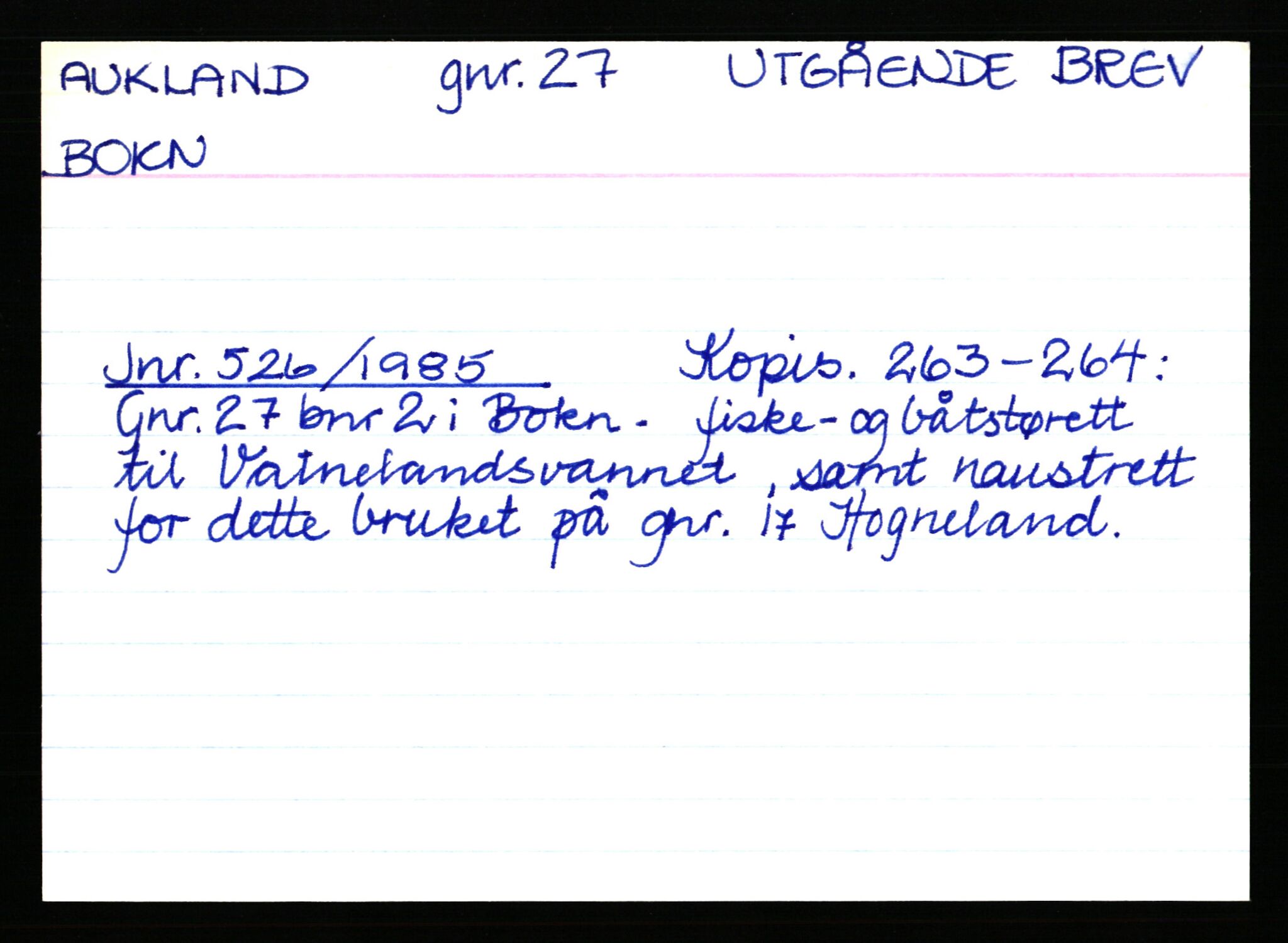 Statsarkivet i Stavanger, AV/SAST-A-101971/03/Y/Yk/L0002: Registerkort sortert etter gårdsnavn: Auglend - Bakkevik, 1750-1930, p. 58