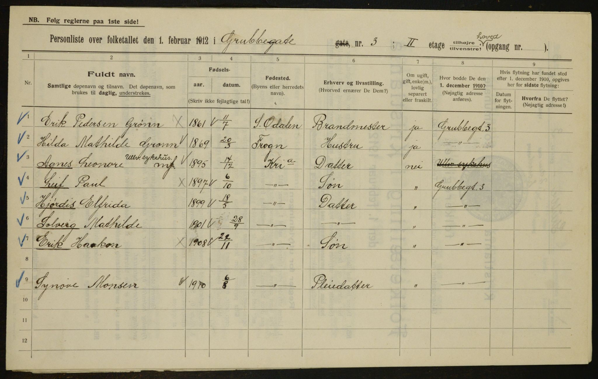 OBA, Municipal Census 1912 for Kristiania, 1912, p. 30028