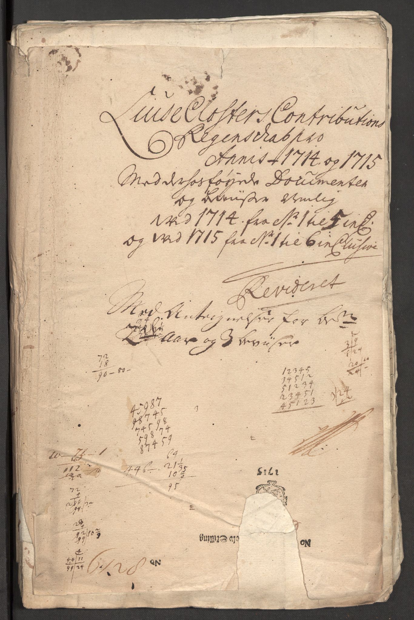 Rentekammeret inntil 1814, Reviderte regnskaper, Fogderegnskap, RA/EA-4092/R50/L3160: Fogderegnskap Lyse kloster, 1710-1719, p. 275