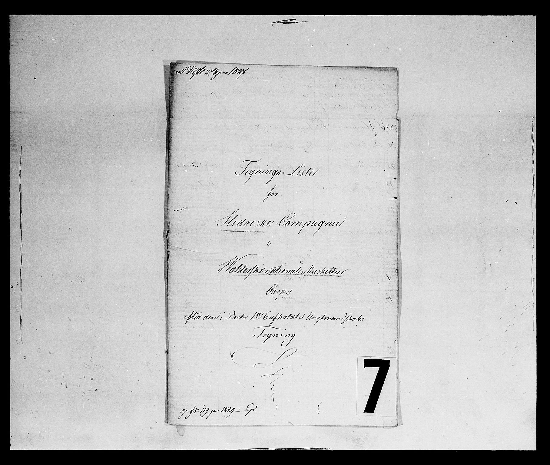 Fylkesmannen i Oppland, SAH/FYO-002/1/K/Kb/L1160: Valderske nasjonale musketérkorps - Slidreske kompani, 1818-1860, p. 99