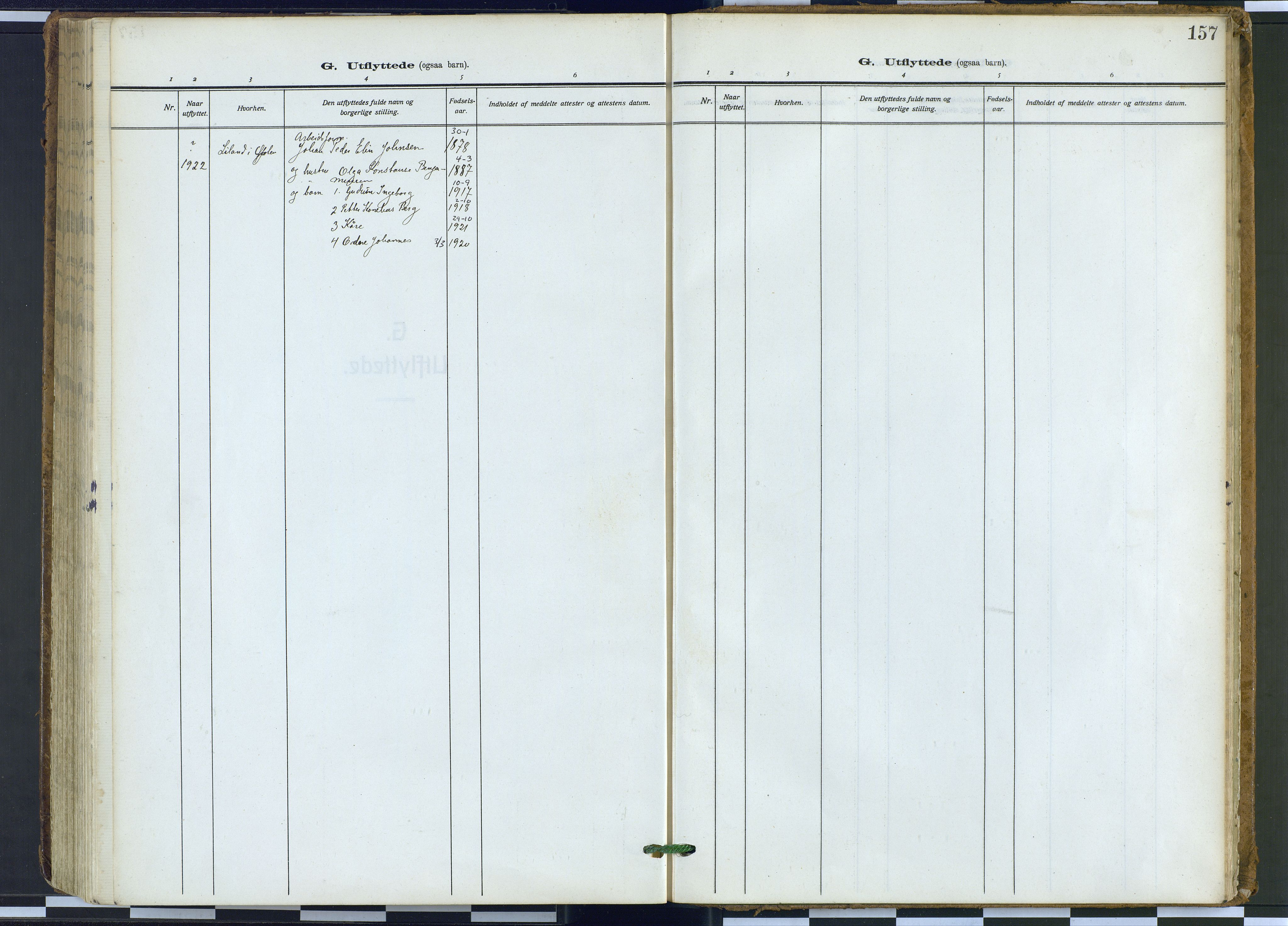 Tana sokneprestkontor, SATØ/S-1334/H/Ha: Parish register (official) no. 9, 1914-1930, p. 157