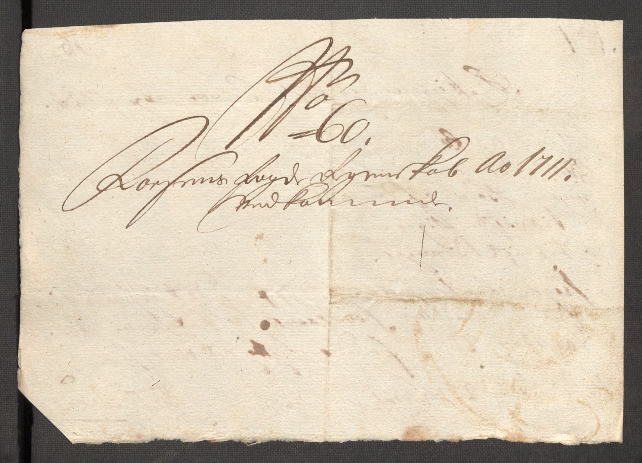 Rentekammeret inntil 1814, Reviderte regnskaper, Fogderegnskap, AV/RA-EA-4092/R57/L3860: Fogderegnskap Fosen, 1711, p. 125