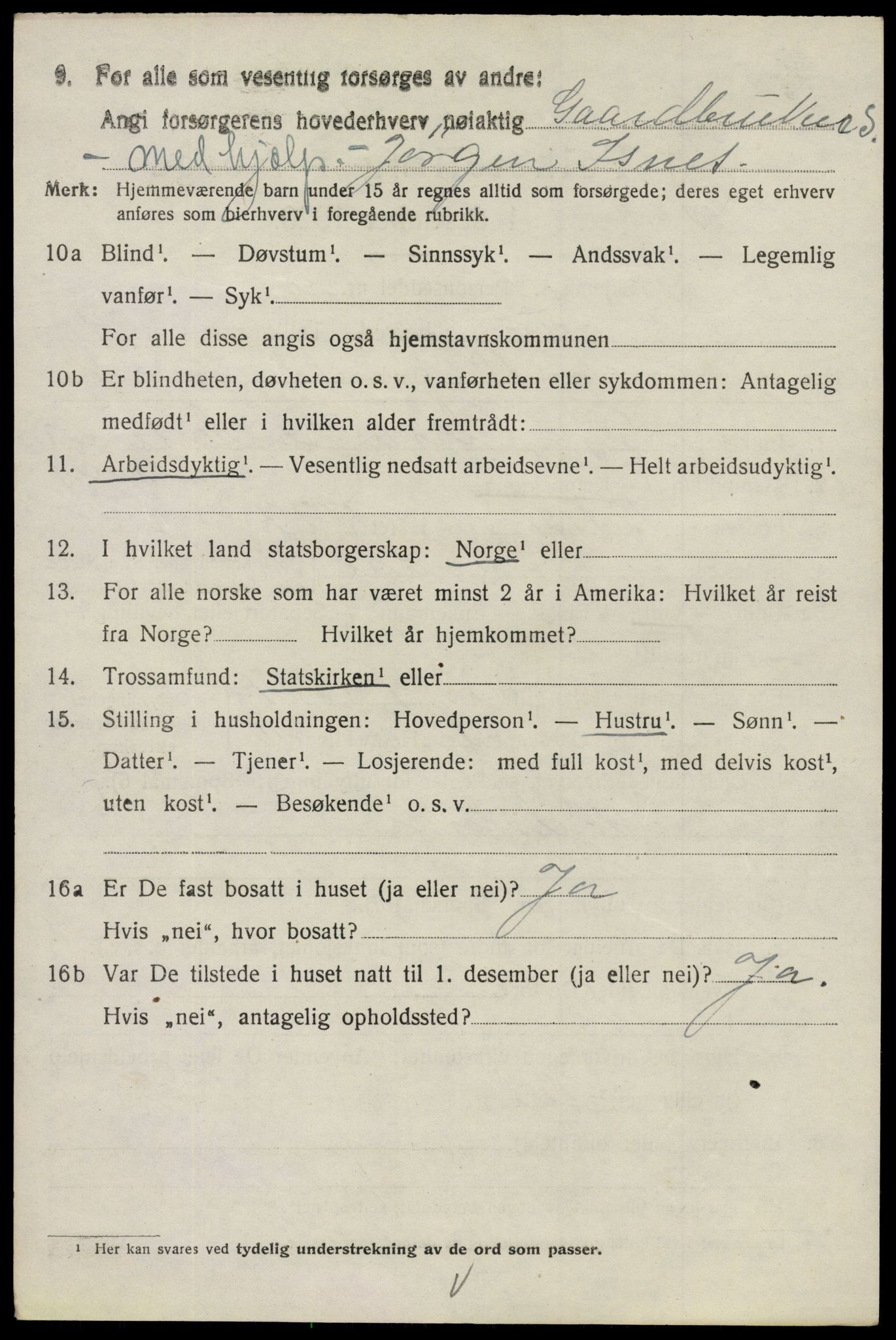 SAO, 1920 census for Tune, 1920, p. 5149