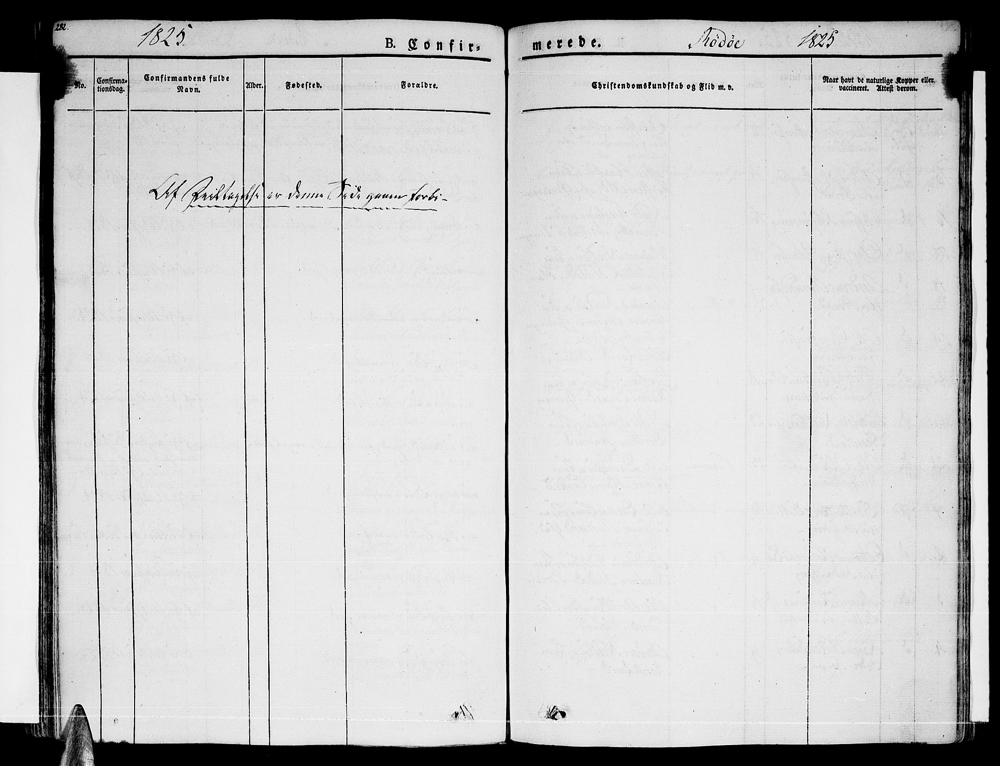 Ministerialprotokoller, klokkerbøker og fødselsregistre - Nordland, AV/SAT-A-1459/841/L0598: Parish register (official) no. 841A06 /1, 1825-1844, p. 282